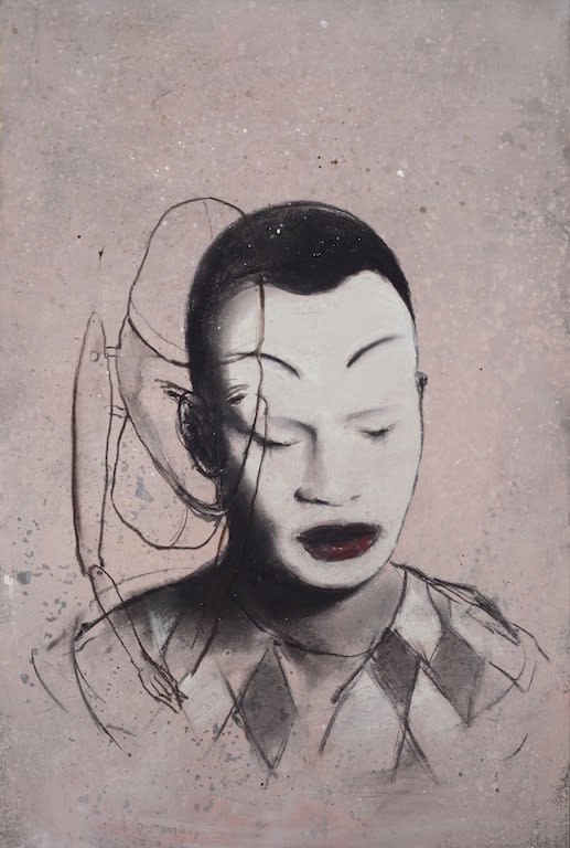 Ransome Stanley Untitled 2009 Mixed media on cardboard 90 x 60cm