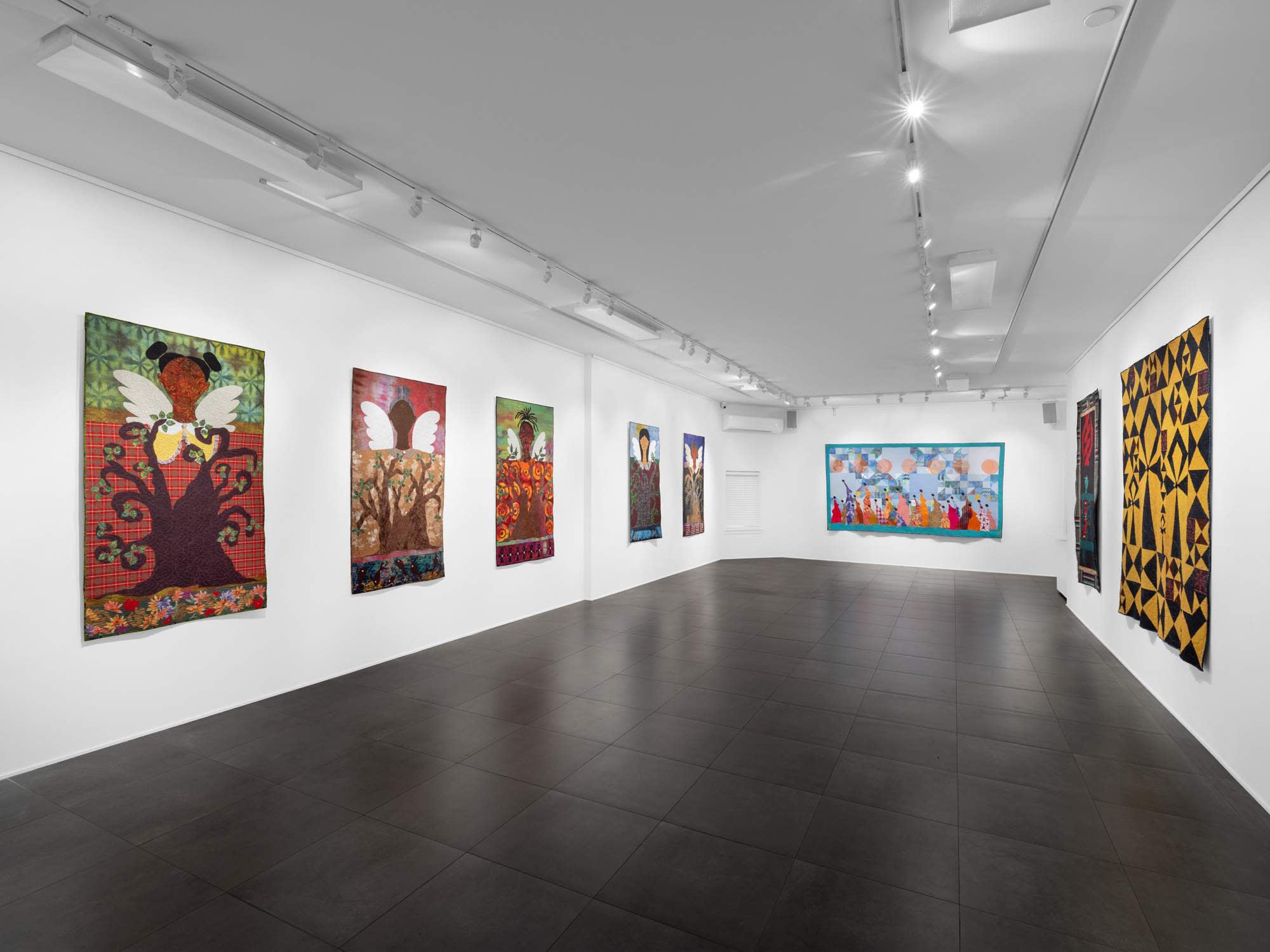 Dr. Myrah Brown Green, Talking Quilts, 2023 Installation view