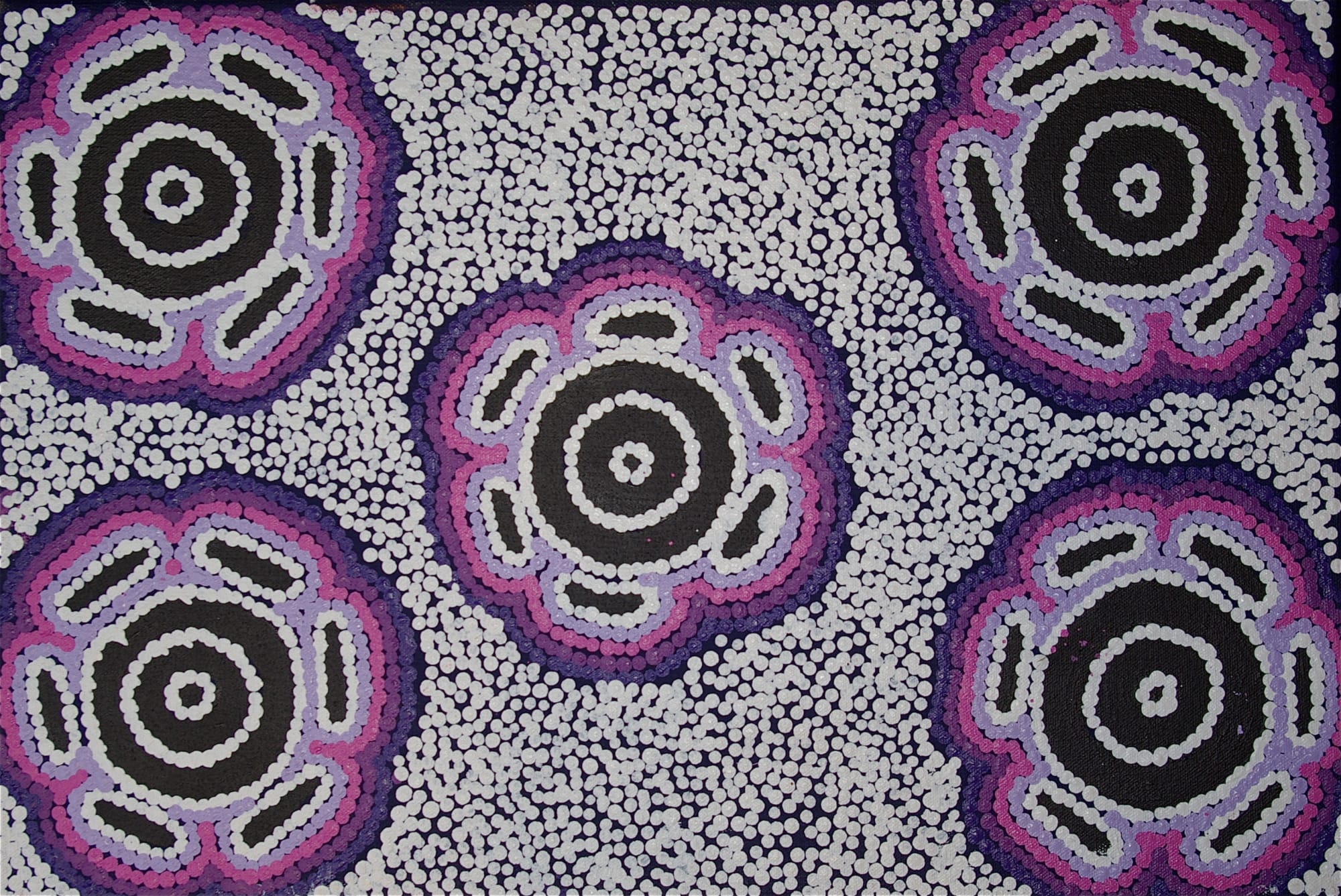 Antoinette Brown Napanangka Pamapardu Tjukurrpa 46 x 30 cm / 18.1 x 11.8 inch