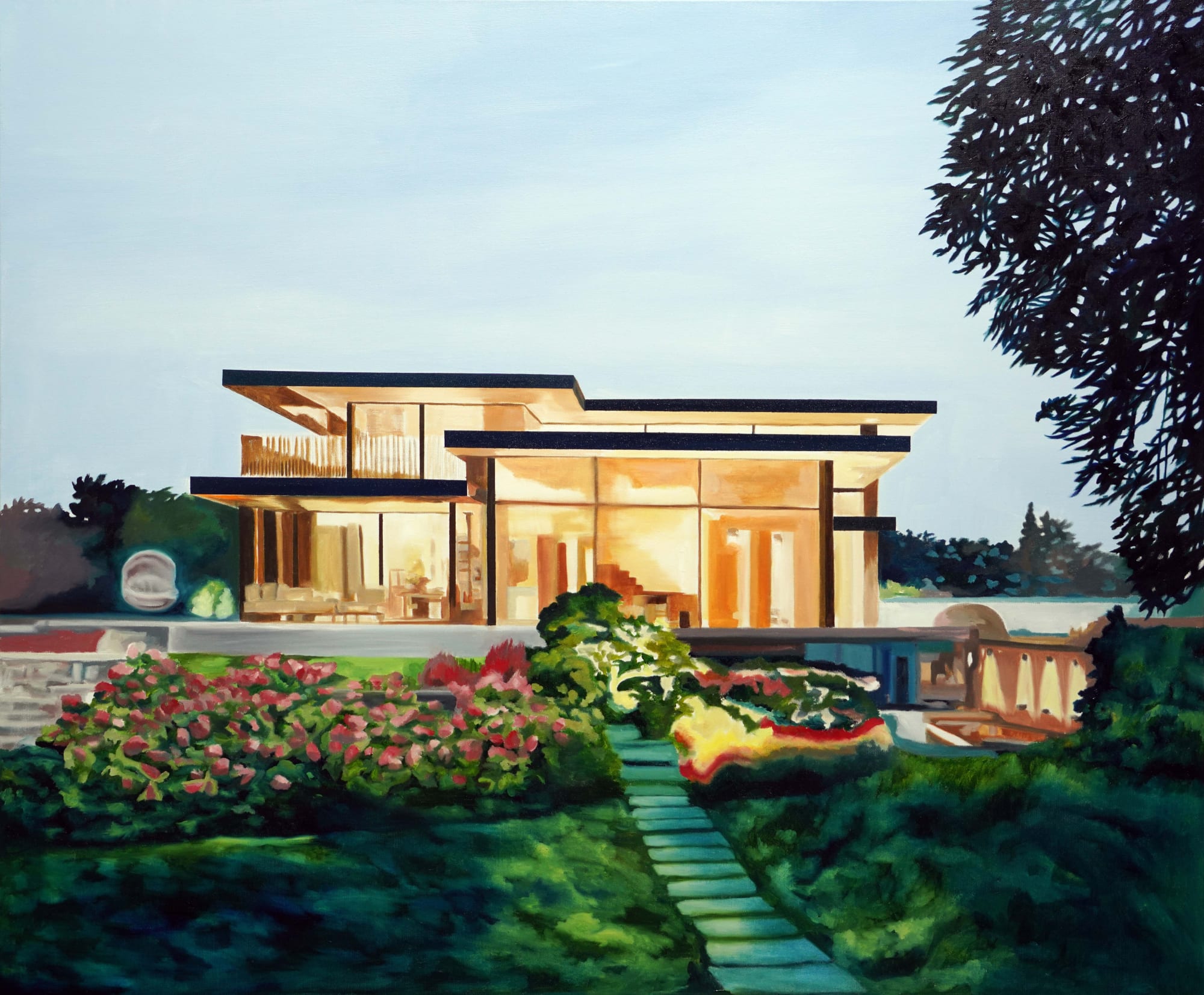 Eamon O'Kane, Villa on the lakeside (ARNDT GEIGER HERRMANN), 2024