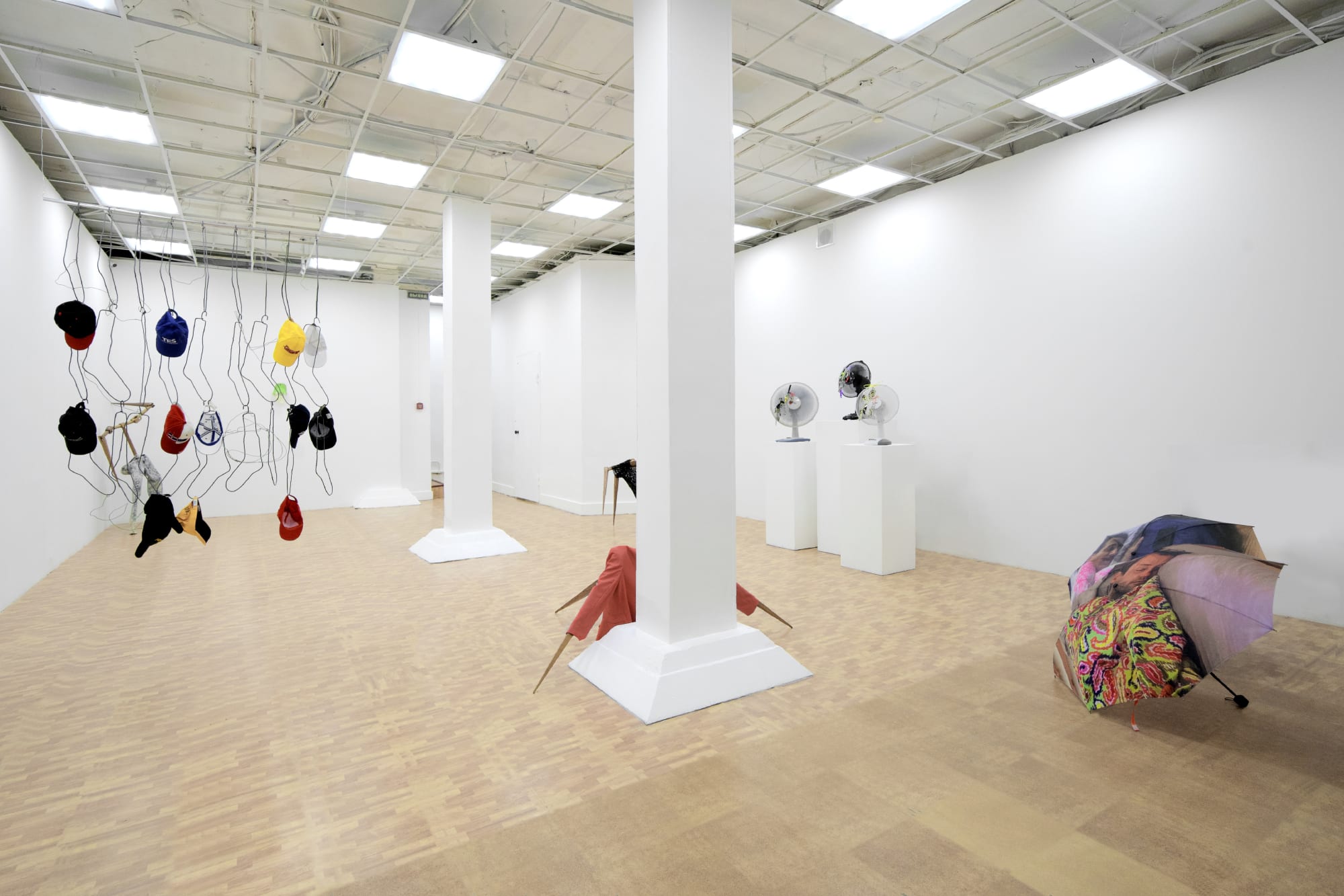 I Hear Your Keys Clinking, 2021, installation view.