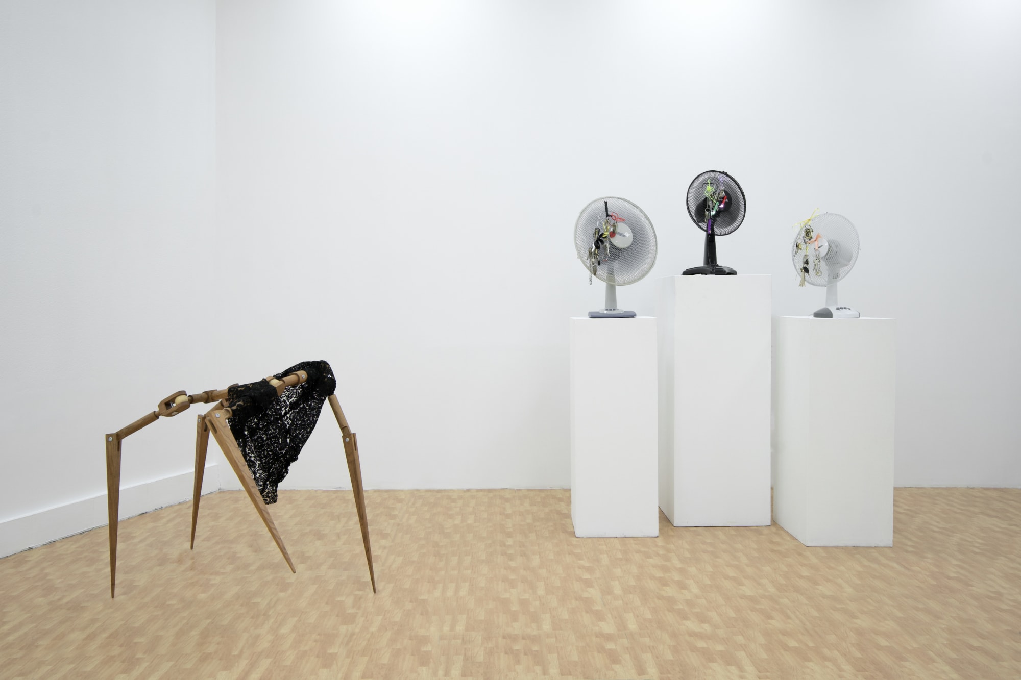 I Hear Your Keys Clinking, 2021, installation view.