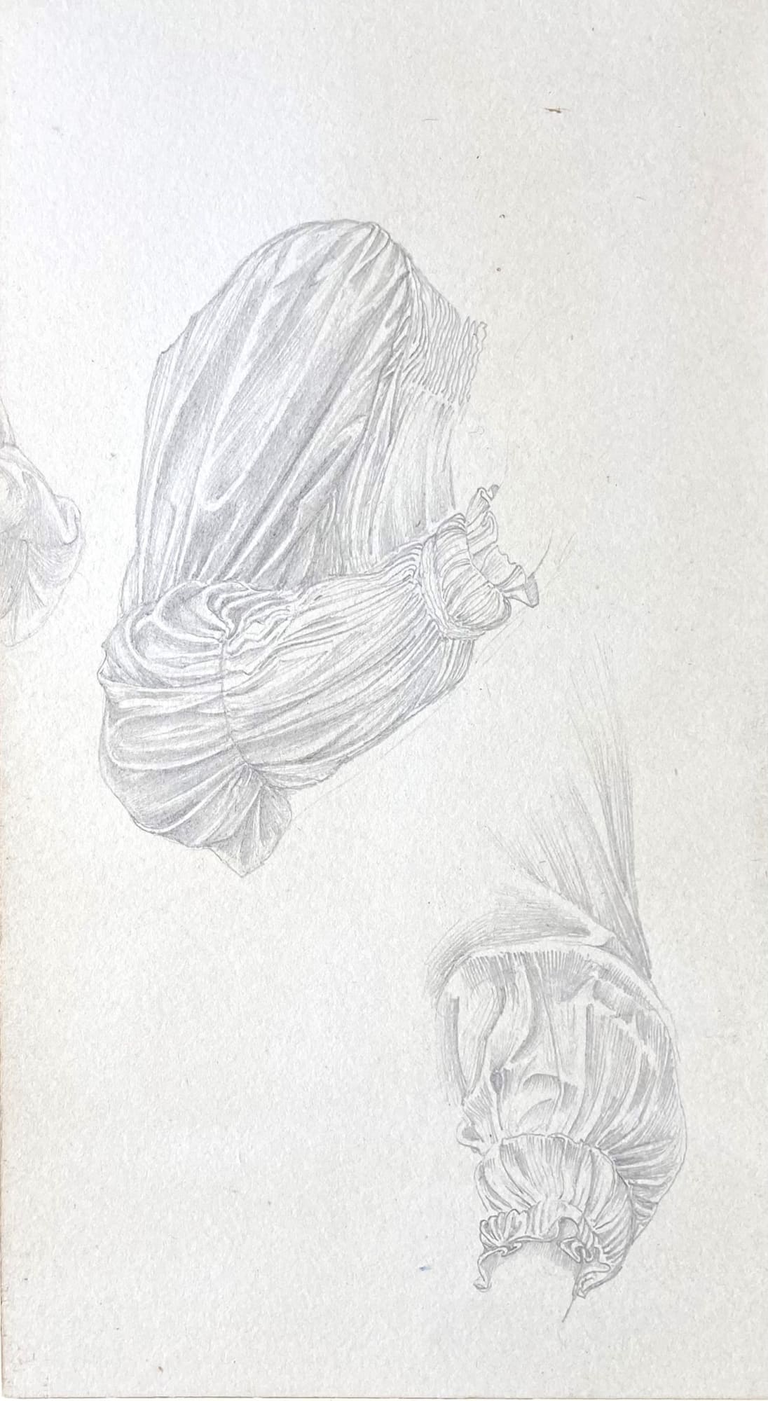 Sir Edward Coley Burne-Jones (1833-1898), Study of sleeves for 'The Golden Stairs'