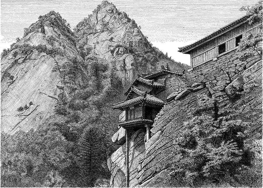 김영택 : 펜화기행