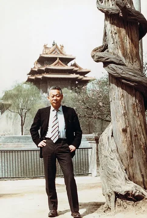 At the Forbidden City in Beijing, 1973. Rights reserved.