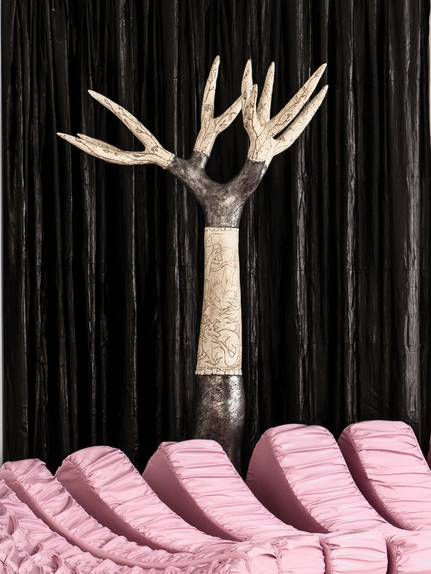 Agnès Debizet, "Arbre Bionique" scultpure, 2022