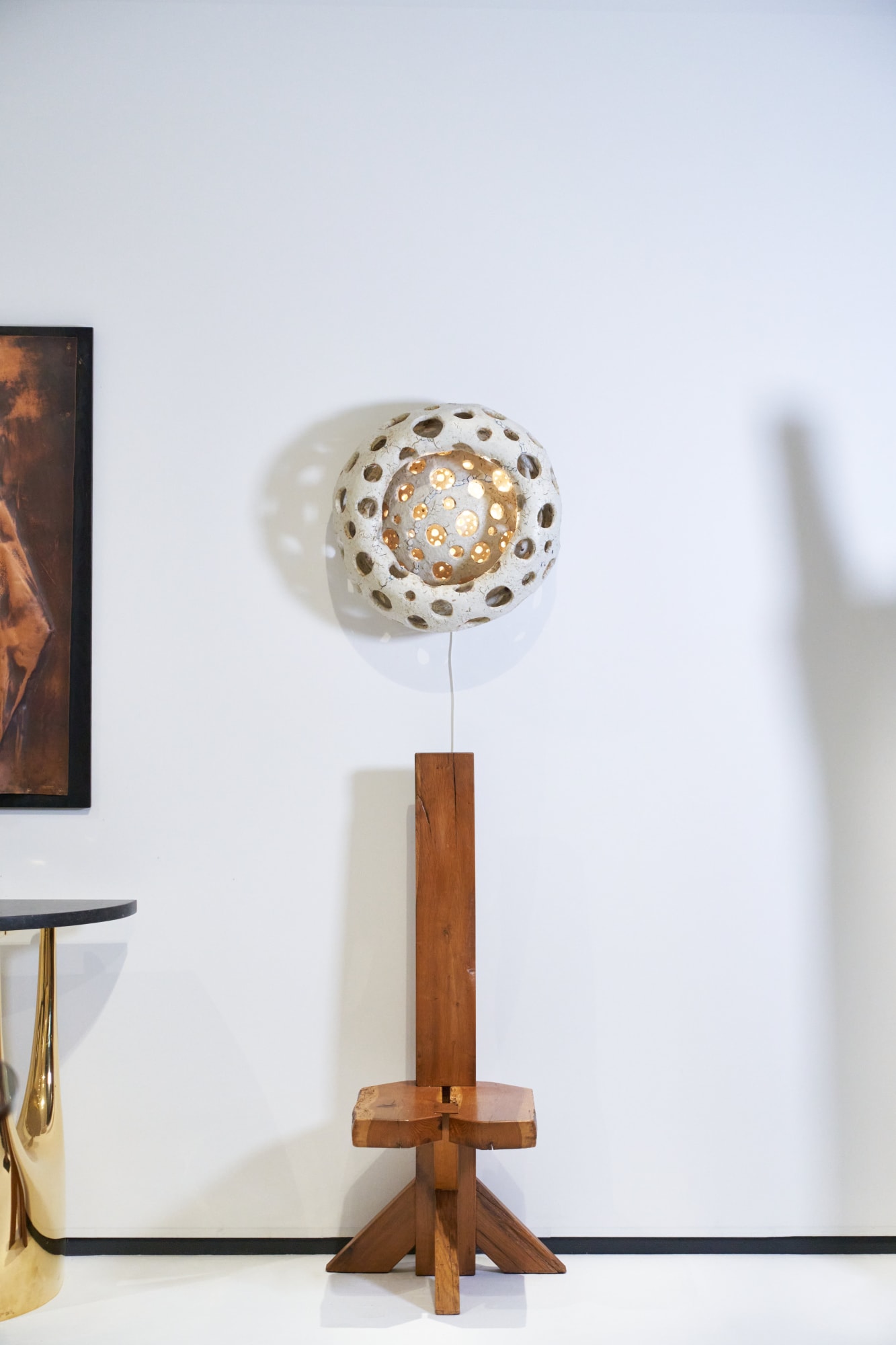 Dominique Zimbacca, Pair of tall chairs, Circa 1970