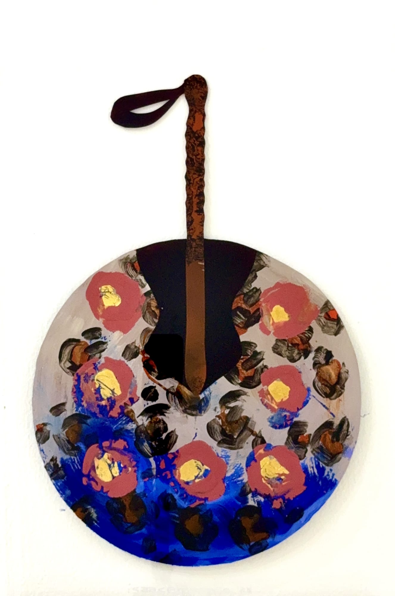 Isaac Emokpae Ezuzu Uwa 6 (Fan of wealth), 2025 Stained Plexiglass 84 x 43.5 cm