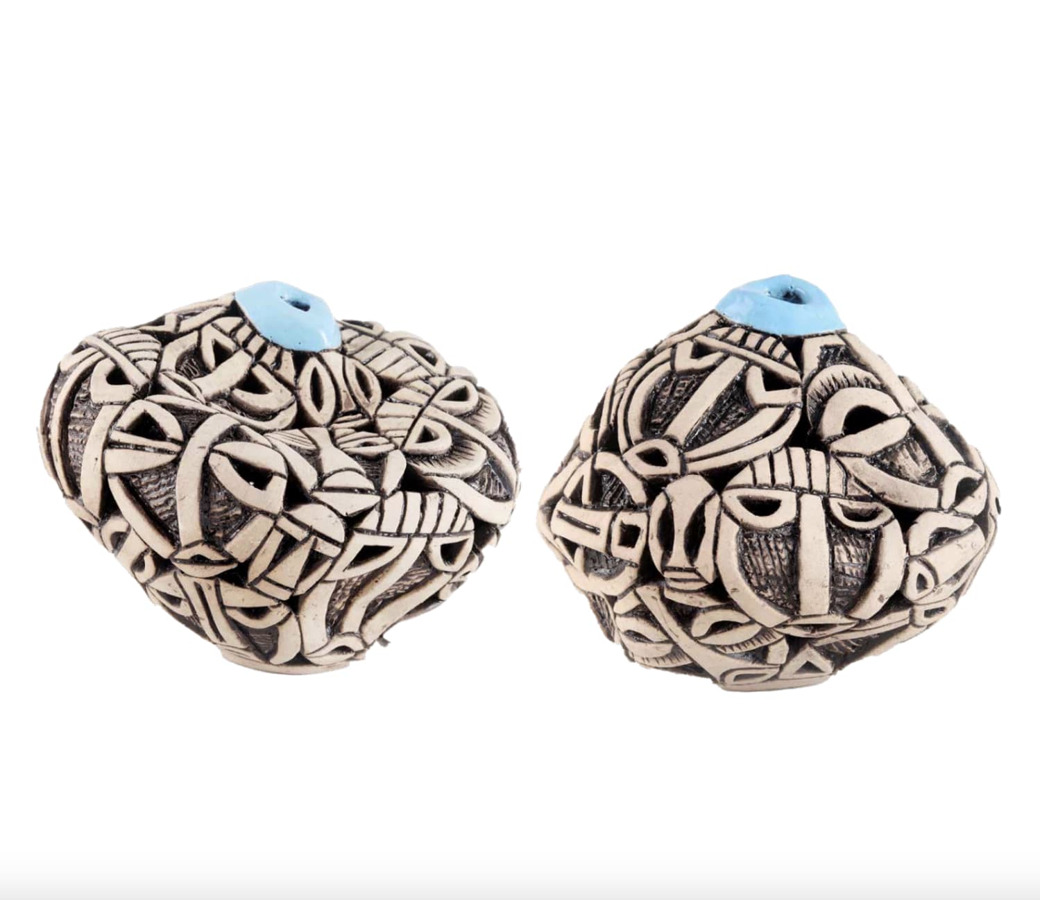 Djakou Kassi Natalie Euphoria 3, 2025 Glazed clay 27 x 29 cm