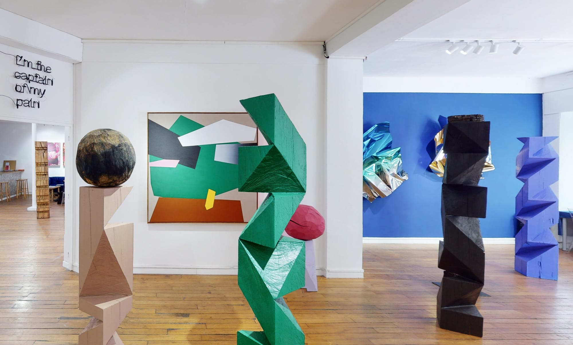 View of the exhibition " Adjust the Blinds ". Photo ©Ussi'n.