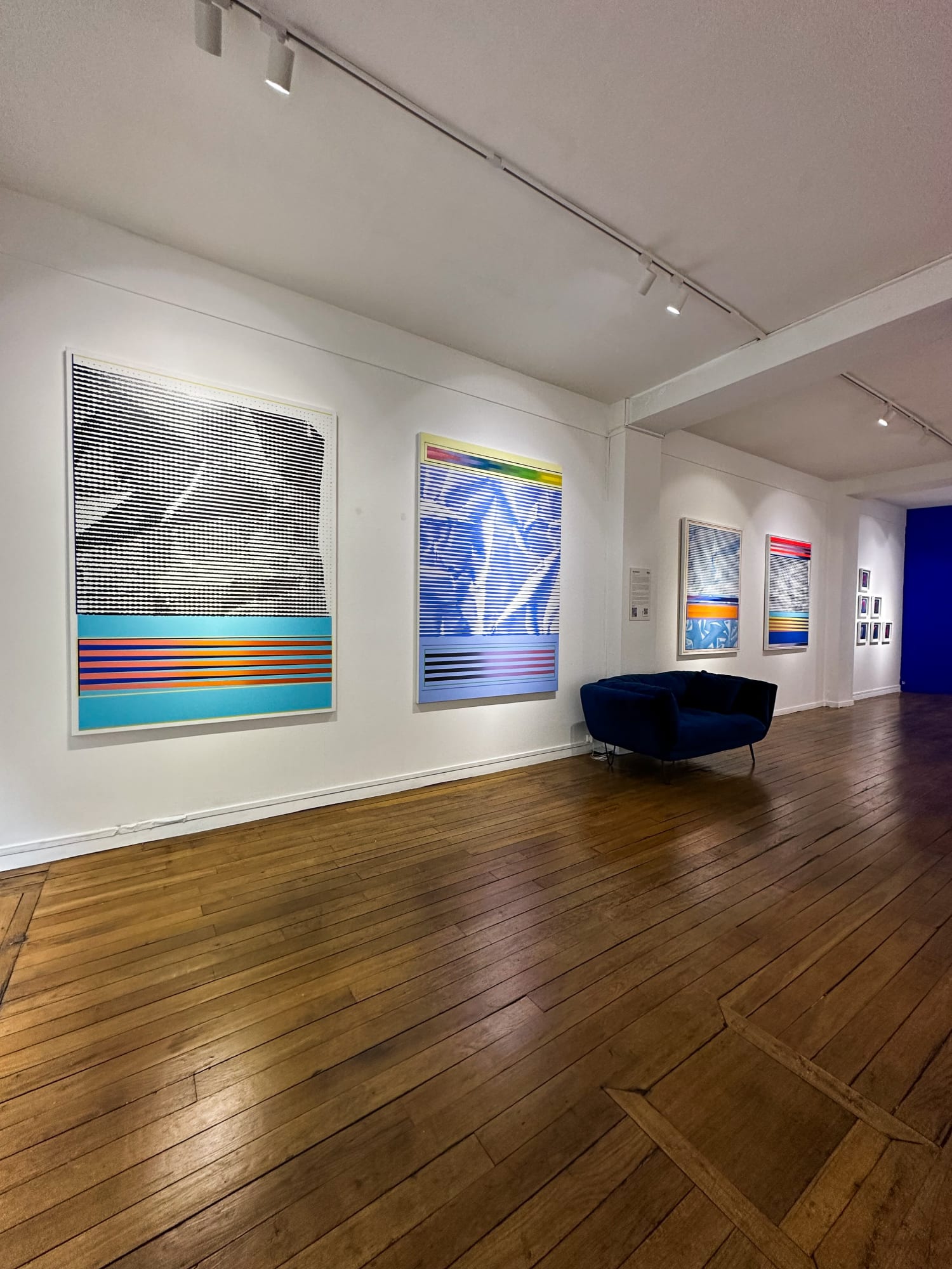 Bea Kusovszky; view of the exhibition "Abstraction is Freedom". Photo ©Said Yilmaz