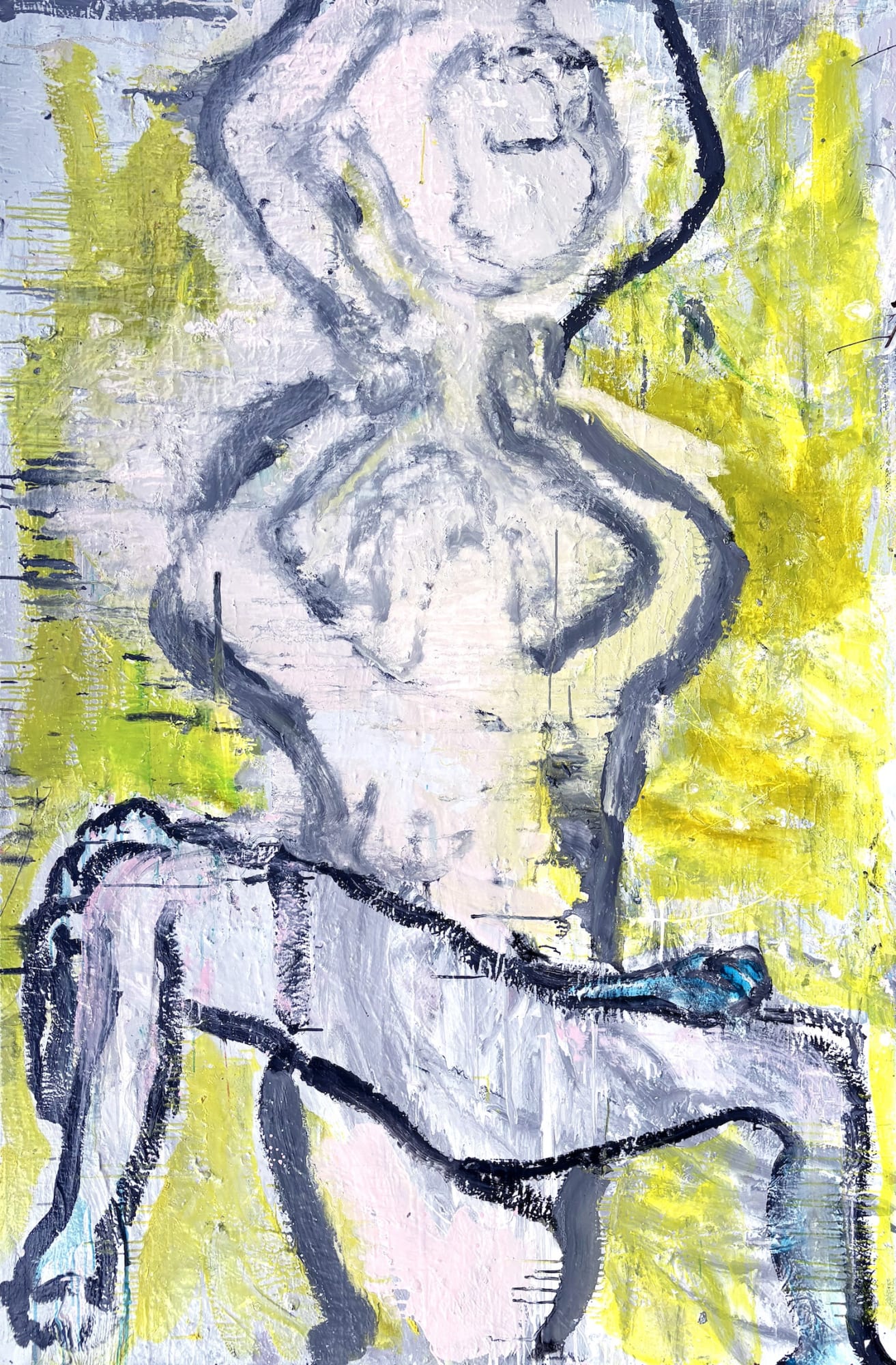 Sophia Whitney Hewson, Untitled(separation oct 14th), 2025, Oil on canvas, 150 x 229cm