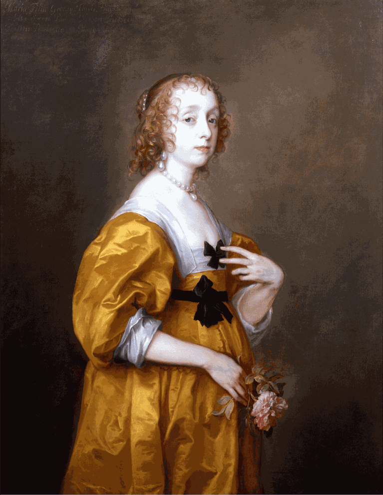 Sir Anthony Van Dyck, Portrait of Mary Villiers, 1636/7