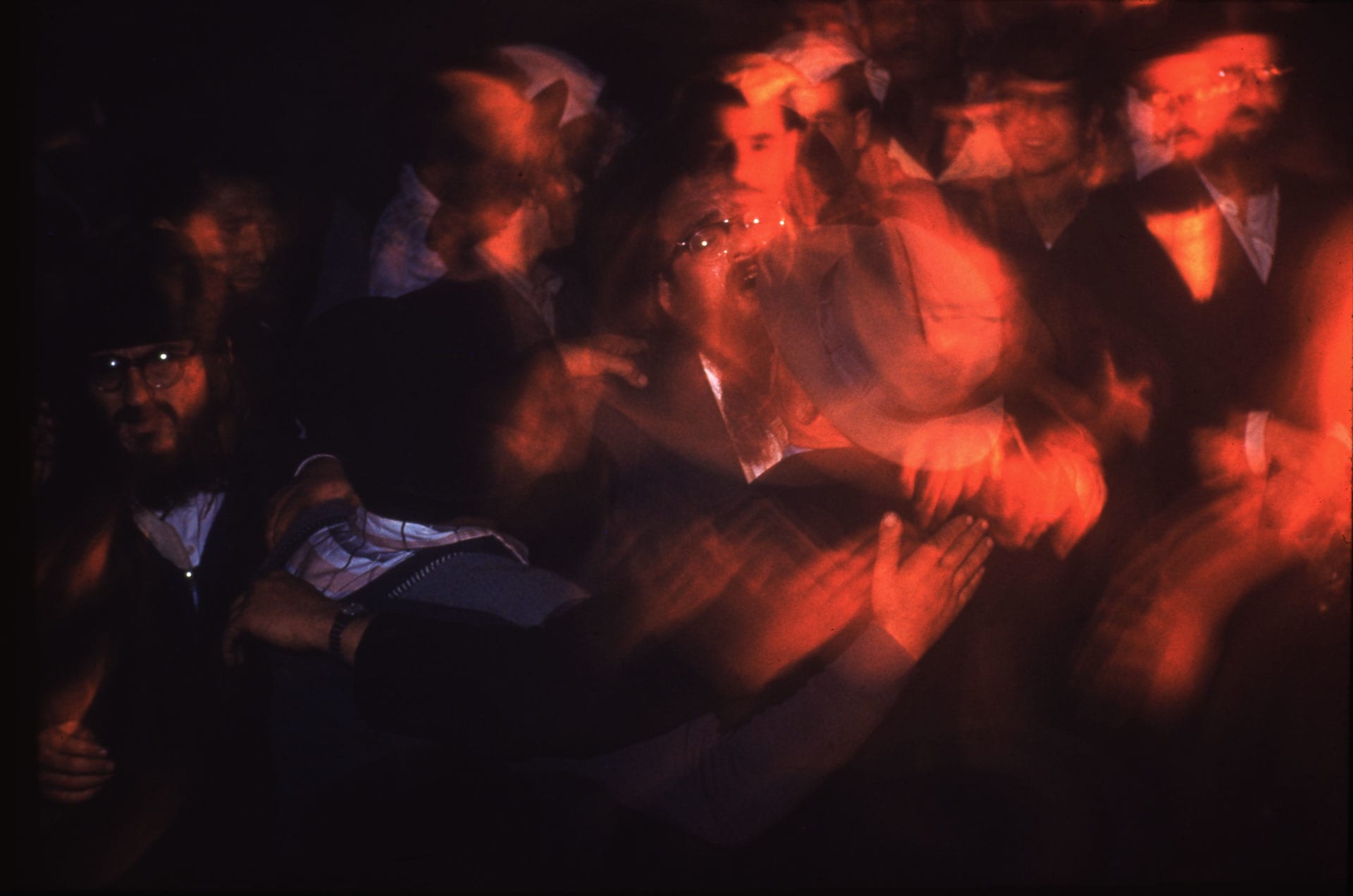 Religious dances, Lag Ba'omer holiday, Meron, ISRAEL, 1968 BAM1968024K004(W00491)