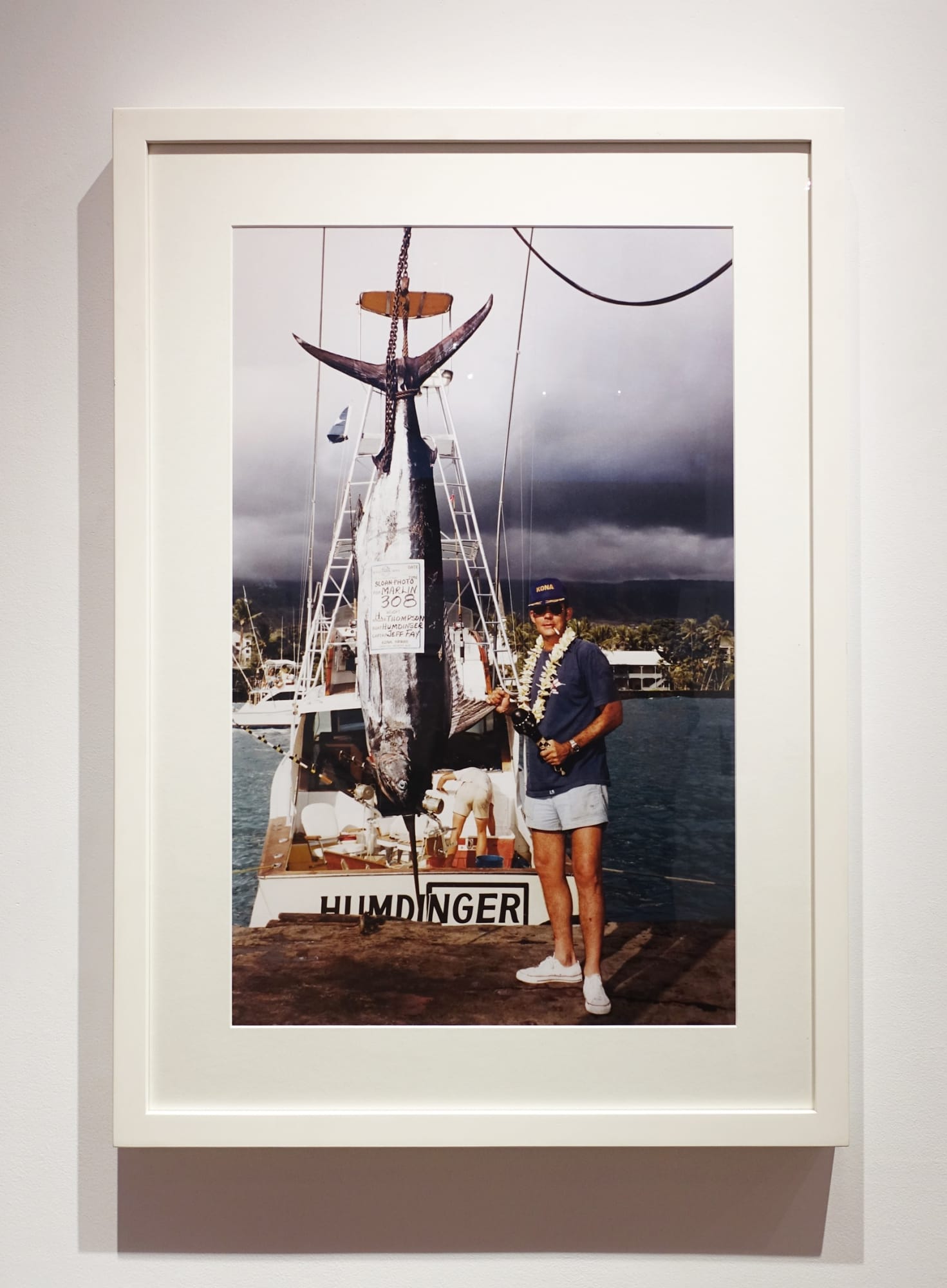 Hunter S. Thompson, ‘Hunter S Thompson with Marlin’ Maui © Hunter S. Thompson