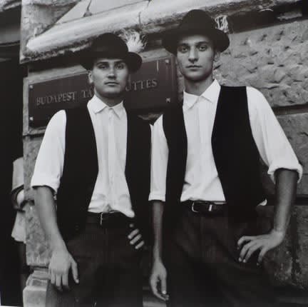 Renee Daru Young Male Dancers, Budapest, Hungary Signed, dated ‘96 in pencil o/verso Silver Gelatin Print Paper Size: 40.6 x 30.5 cm Image Size: 10” x 10” 1/15
