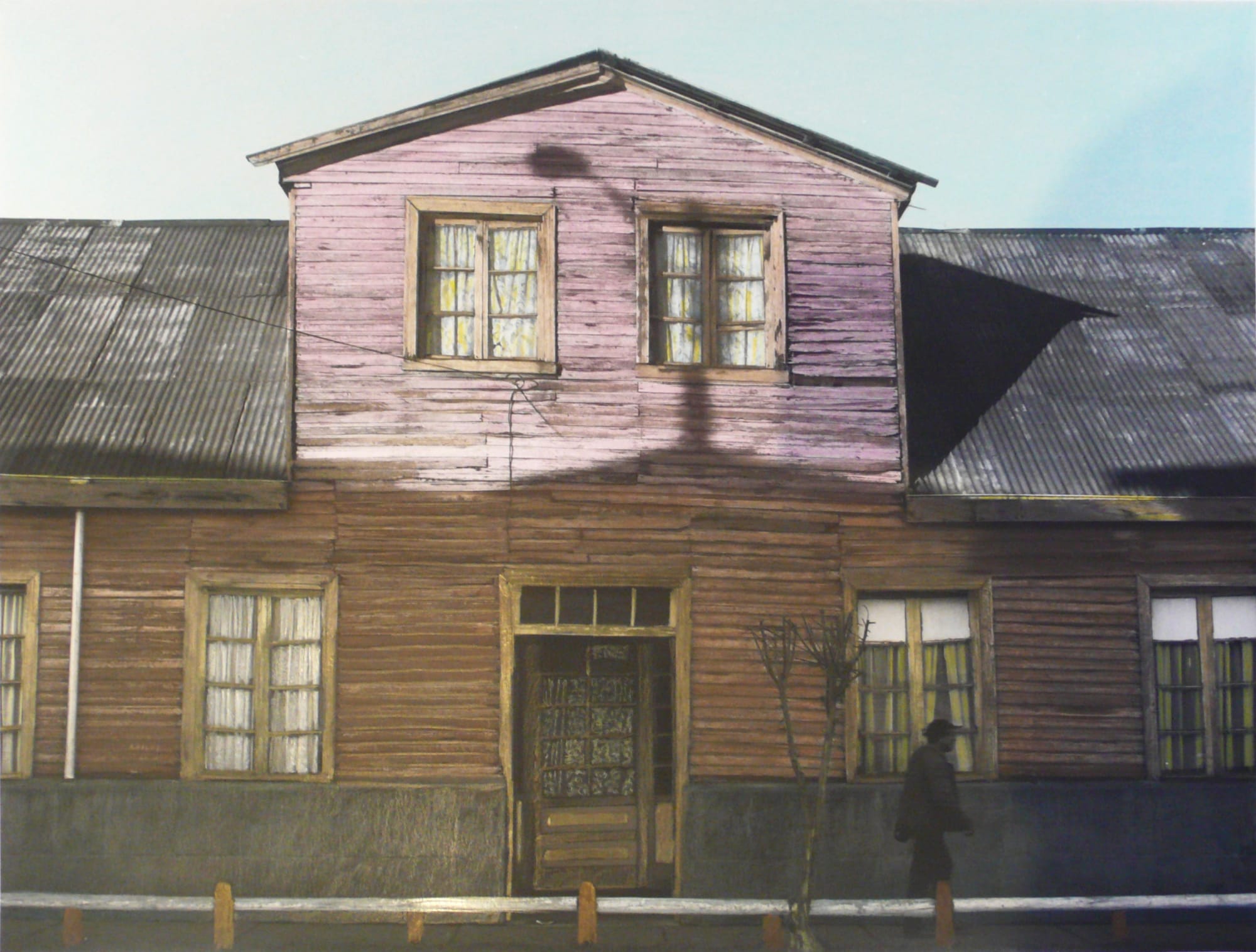 Leonora Vicuña, La Casa de la Cortinas. Nueva Imperial, Chile, 2014