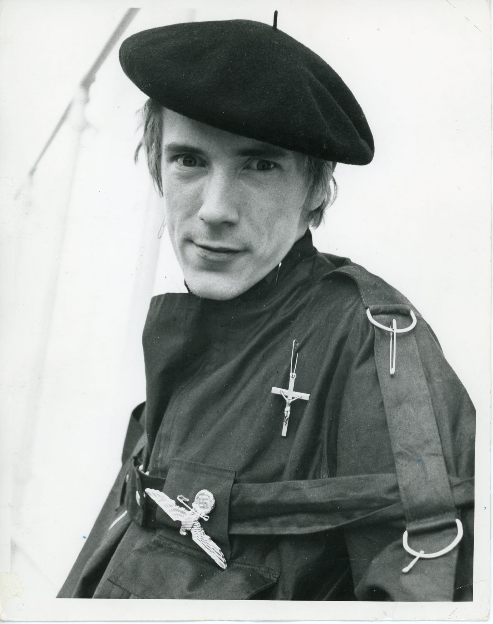 Ray Stevenson, Johnny Rotten, Heathrow, 1976