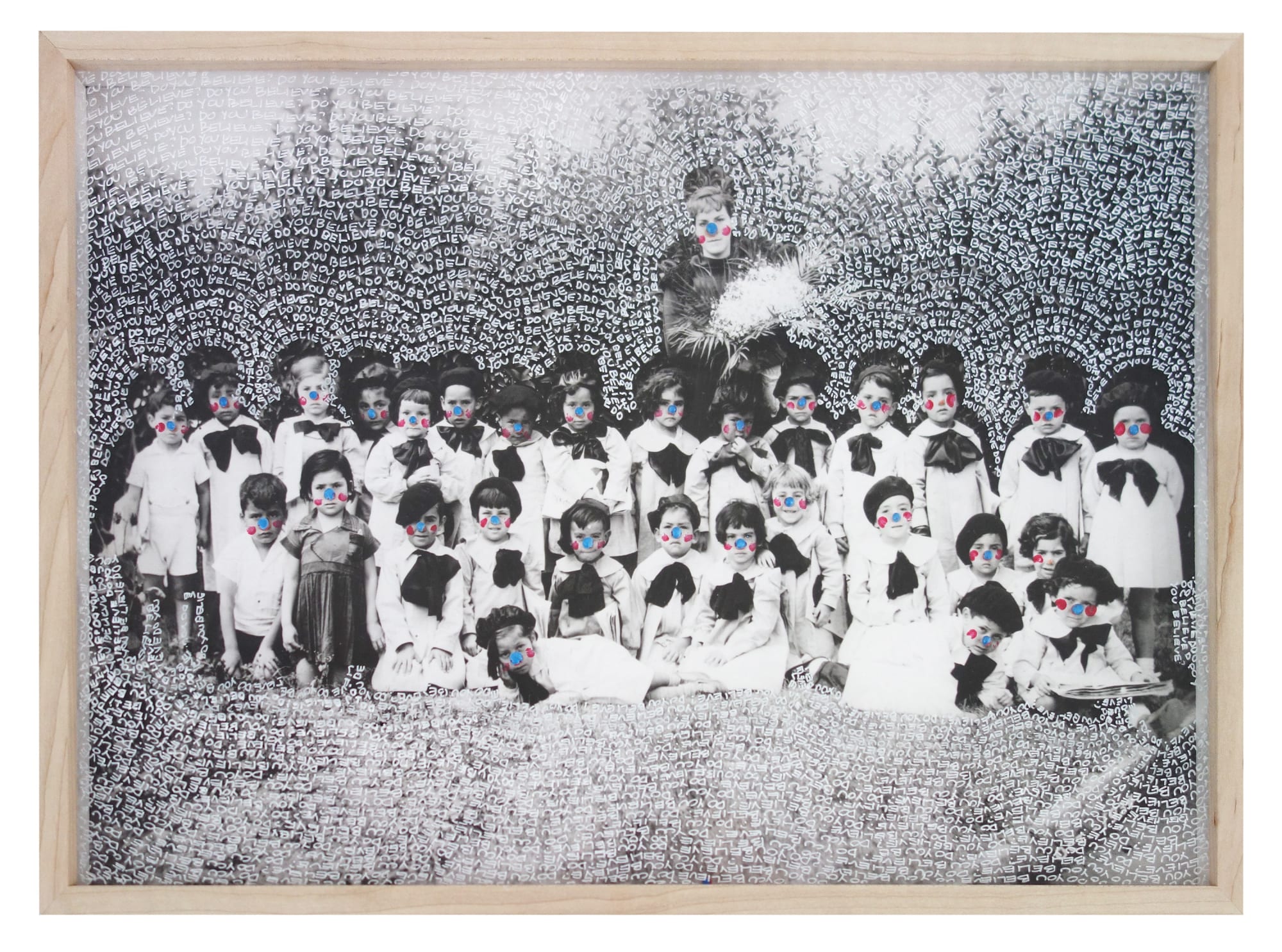 Eugenia Martinez, Little girls with blue nose, 2016