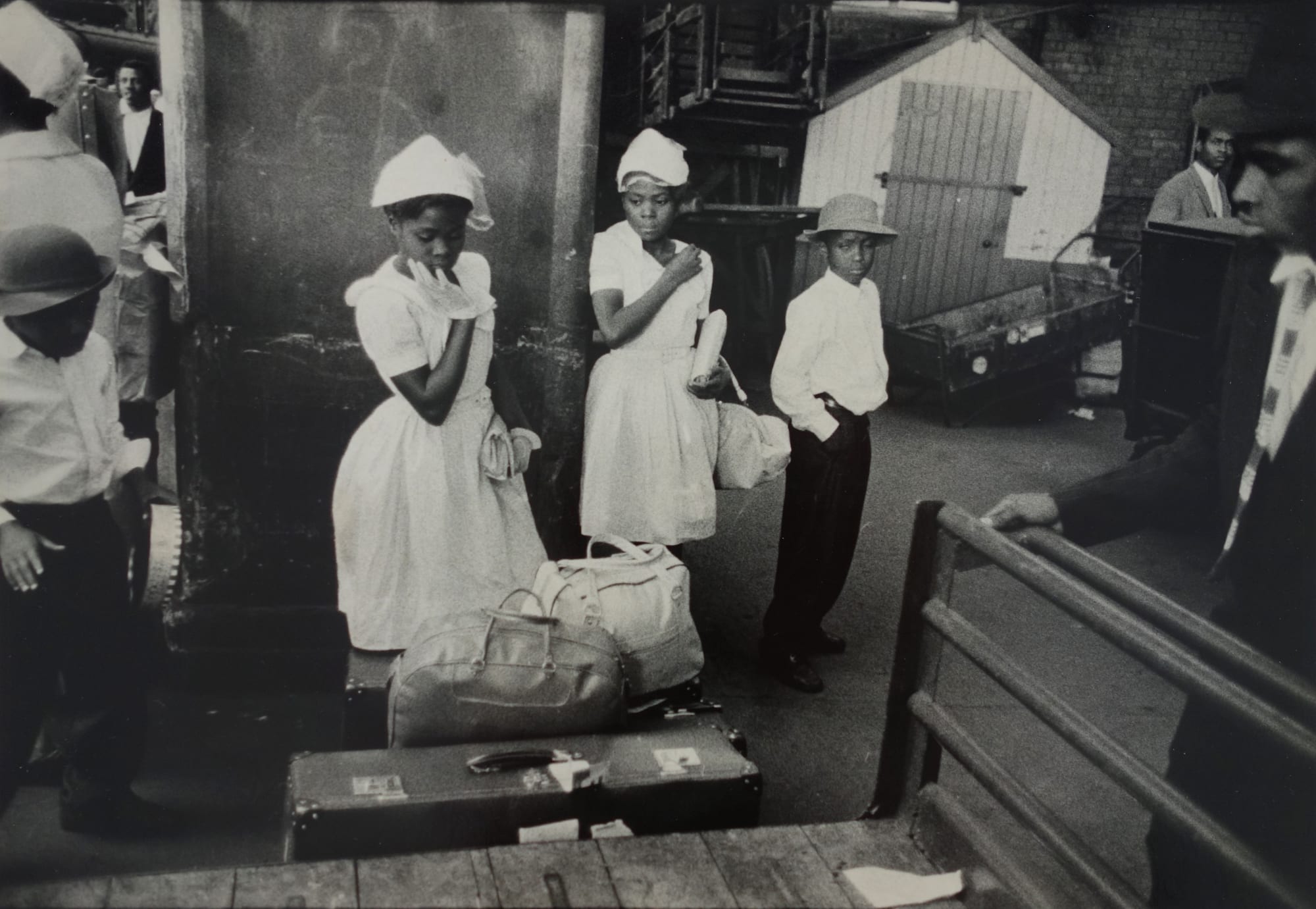 Neil Libbert, West Indian Arrivals, Waterloo Station, London, 1961