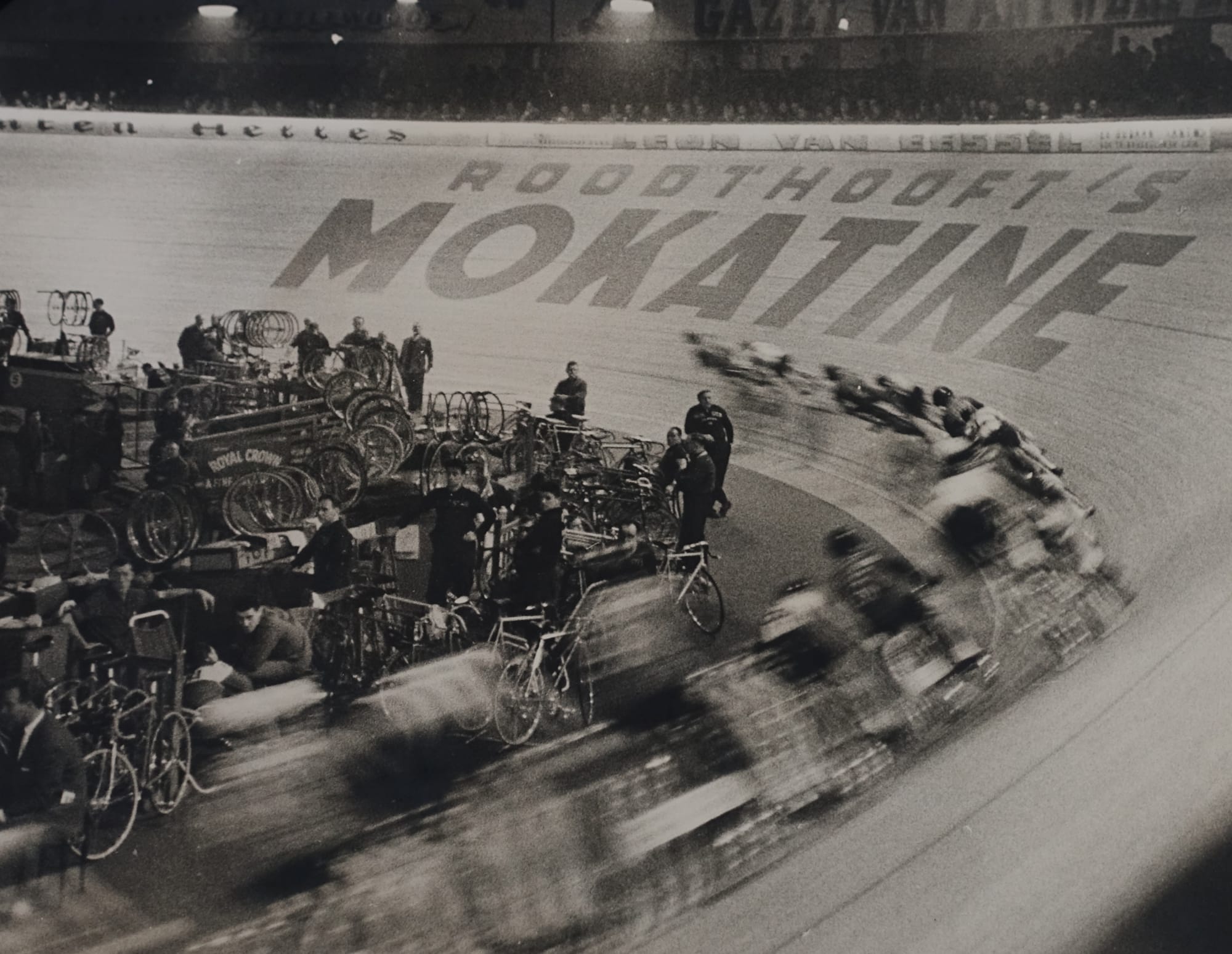 Gerry Cranham, Antwerp 6 Days Cycle Race, Feb 1961 © Gerry Cranham