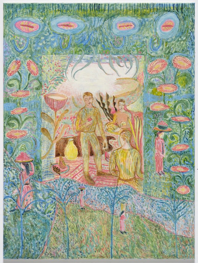 CATHERINE ANHOLT Spring Interior, 2023 Oil on linen 60 x 50 cm