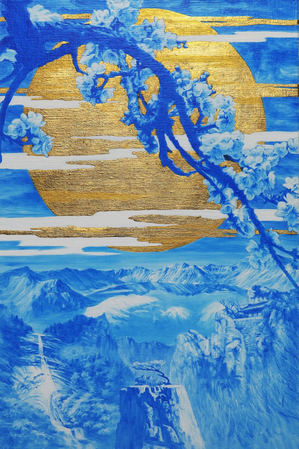 SAEHYUN LEE Beyond Blue-021OCT0, 2021 Oil on Linen 60cm x 40cm