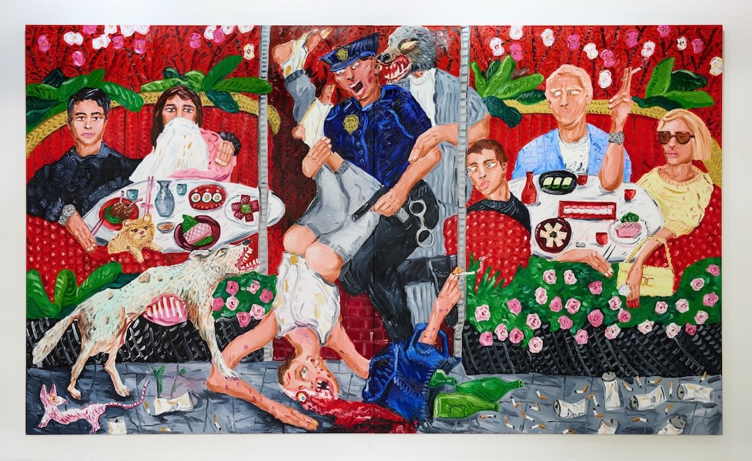 DALE LEWIS Flat Iron, 2023 Oil on canvas 200 x 340 cm