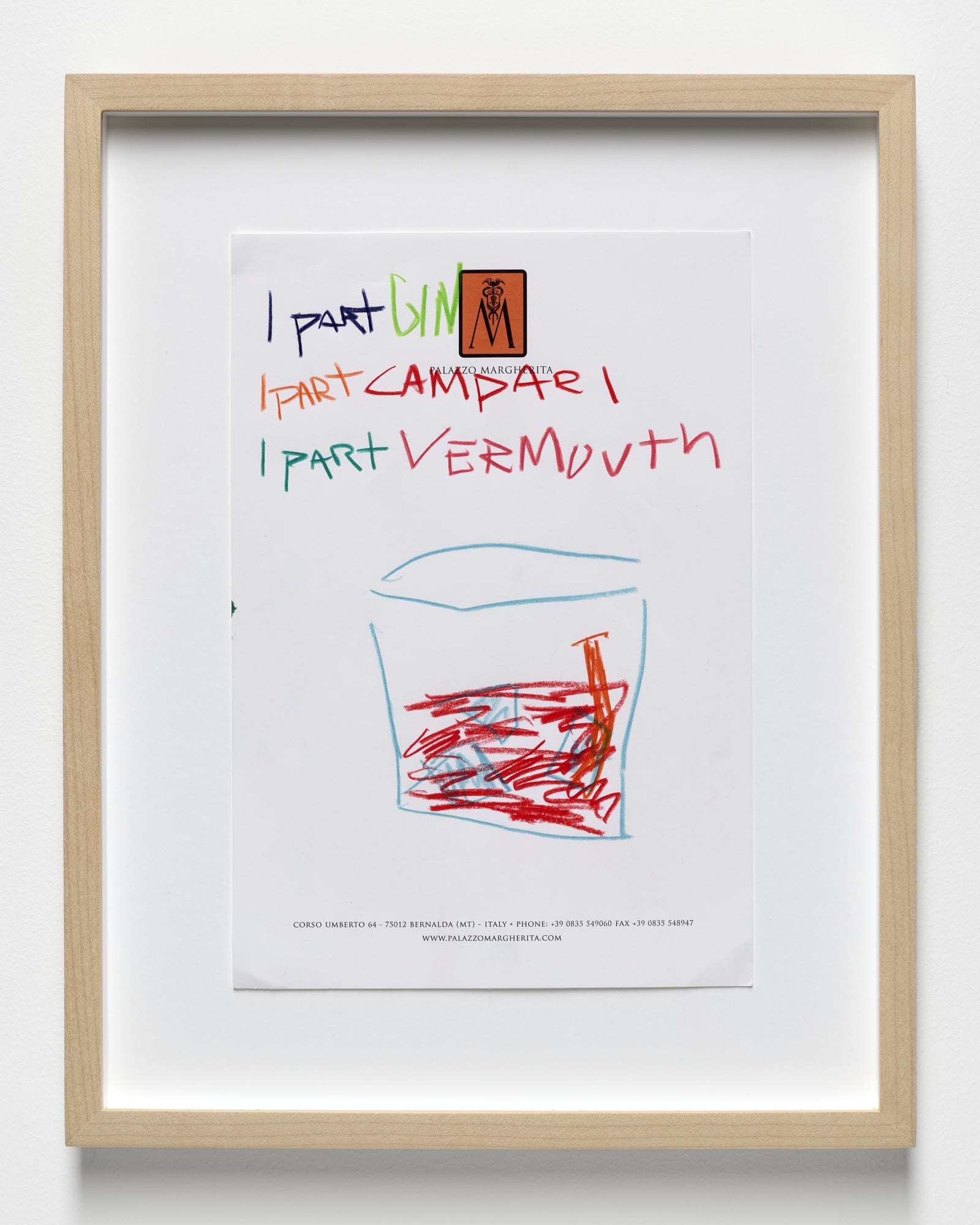 The Perfect Recipe, 2024 Color pencil on paper Paper: 10.5 x 7.25 inches (26.6 x 18.4 cm) Frame: 14 x 11 inches (35.5 x 27.9 cm)