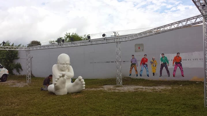 CELEBRATED AND MYSTERIOUS STREET ARTIST “BAMBI” FROM LONDON DEBUTS HER UNIQUE AND REFRESHING POP INSPIRED WORKS AT MIAM