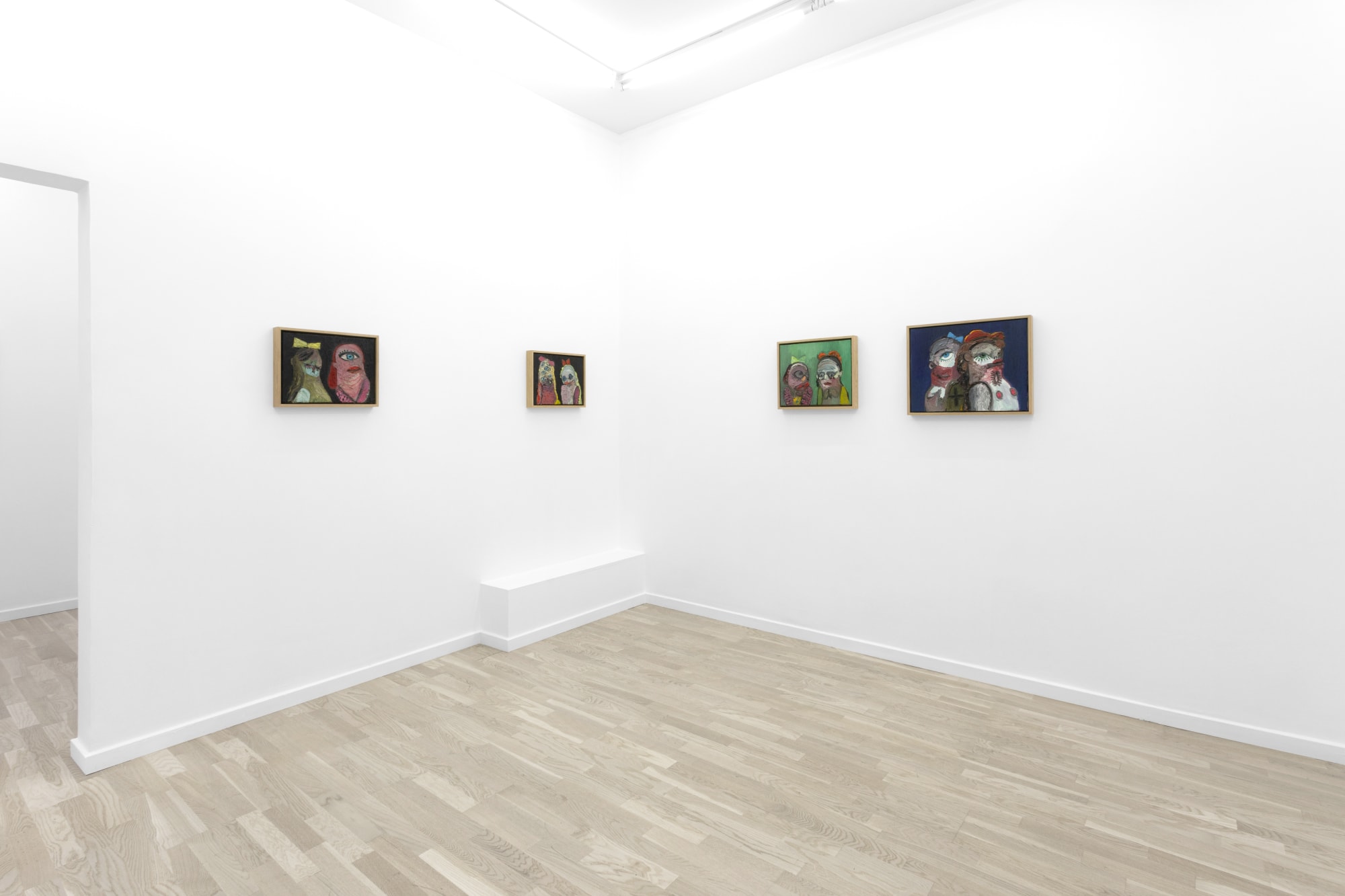 Installation view from "DOUBLE PORTRAITS" at OTP Copenhagen, 2022.