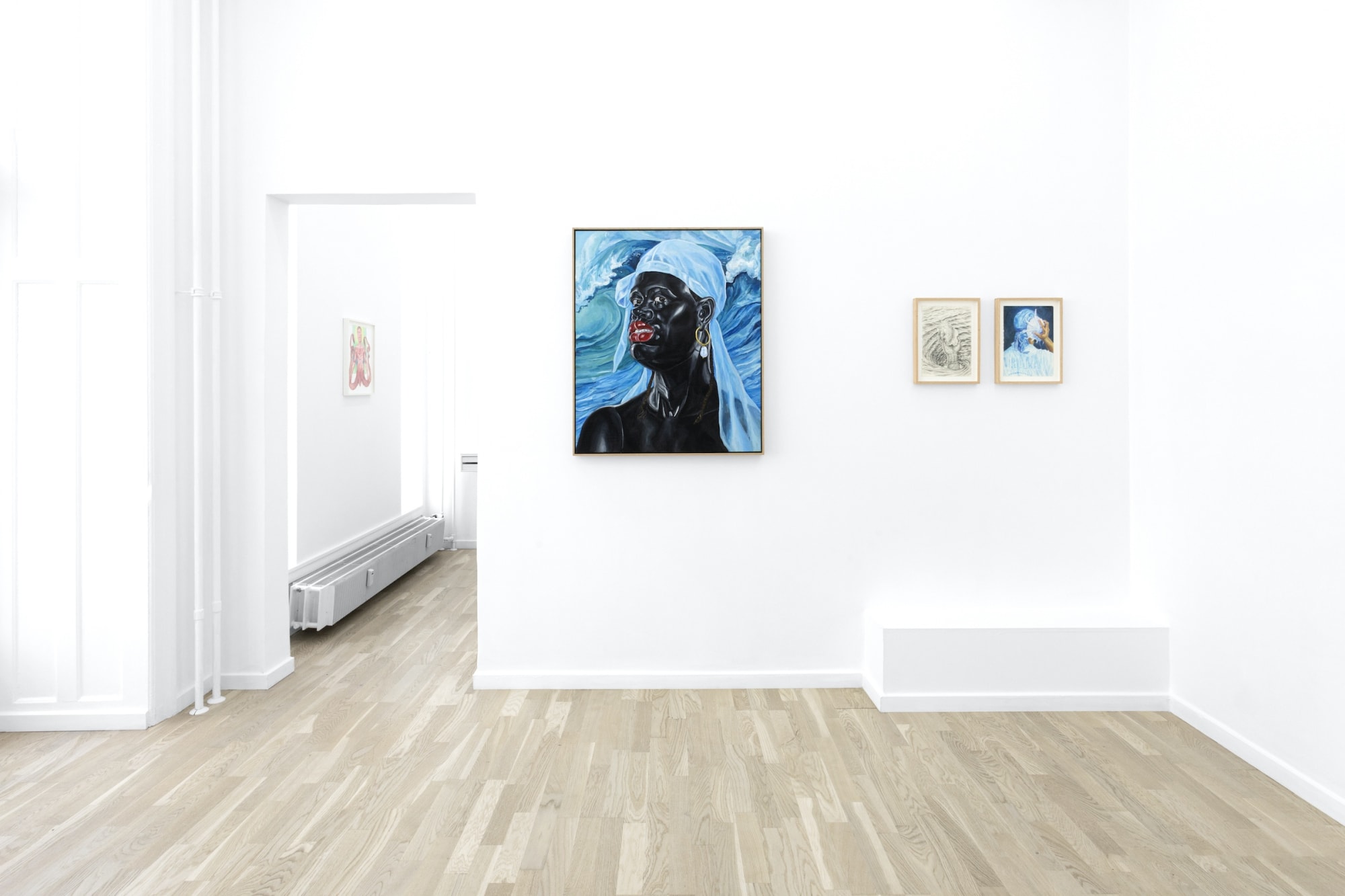 Installation view from Tidal Wave at OTP Copenhagen, 2023.