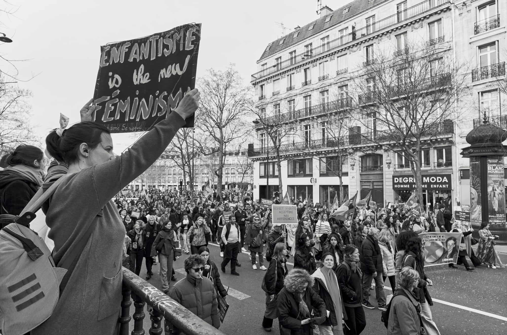 la Journée internationale des droits des femmes à Paris, France.