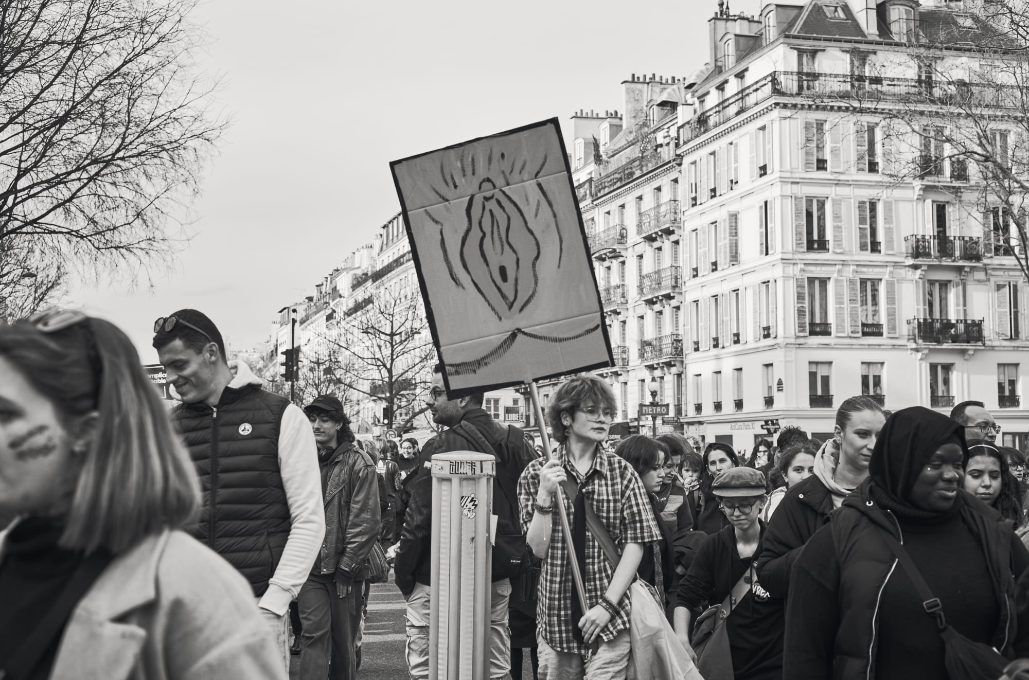 la Journée internationale des droits des femmes à Paris, France.
