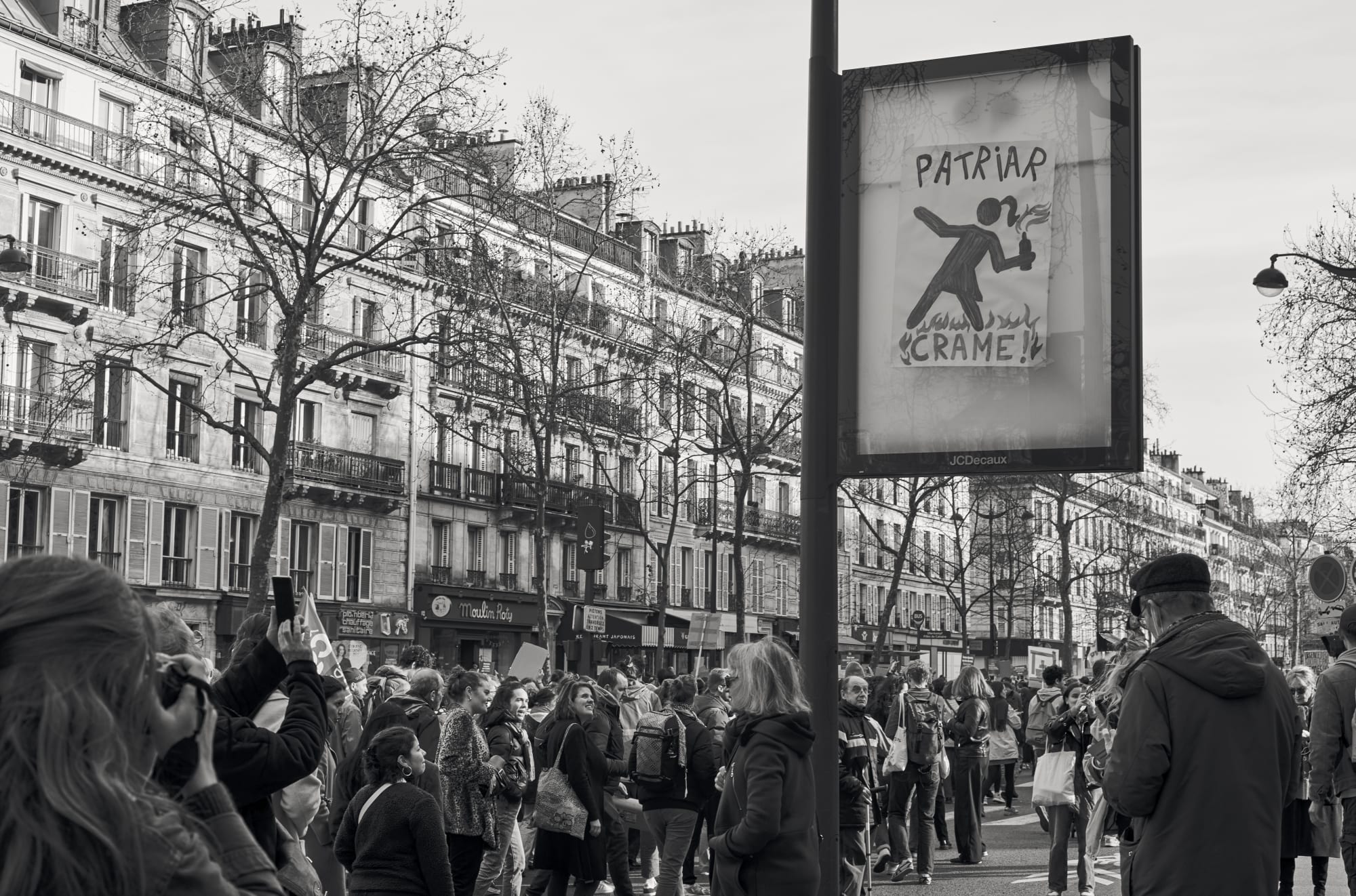 la Journée internationale des droits des femmes à Paris, France.