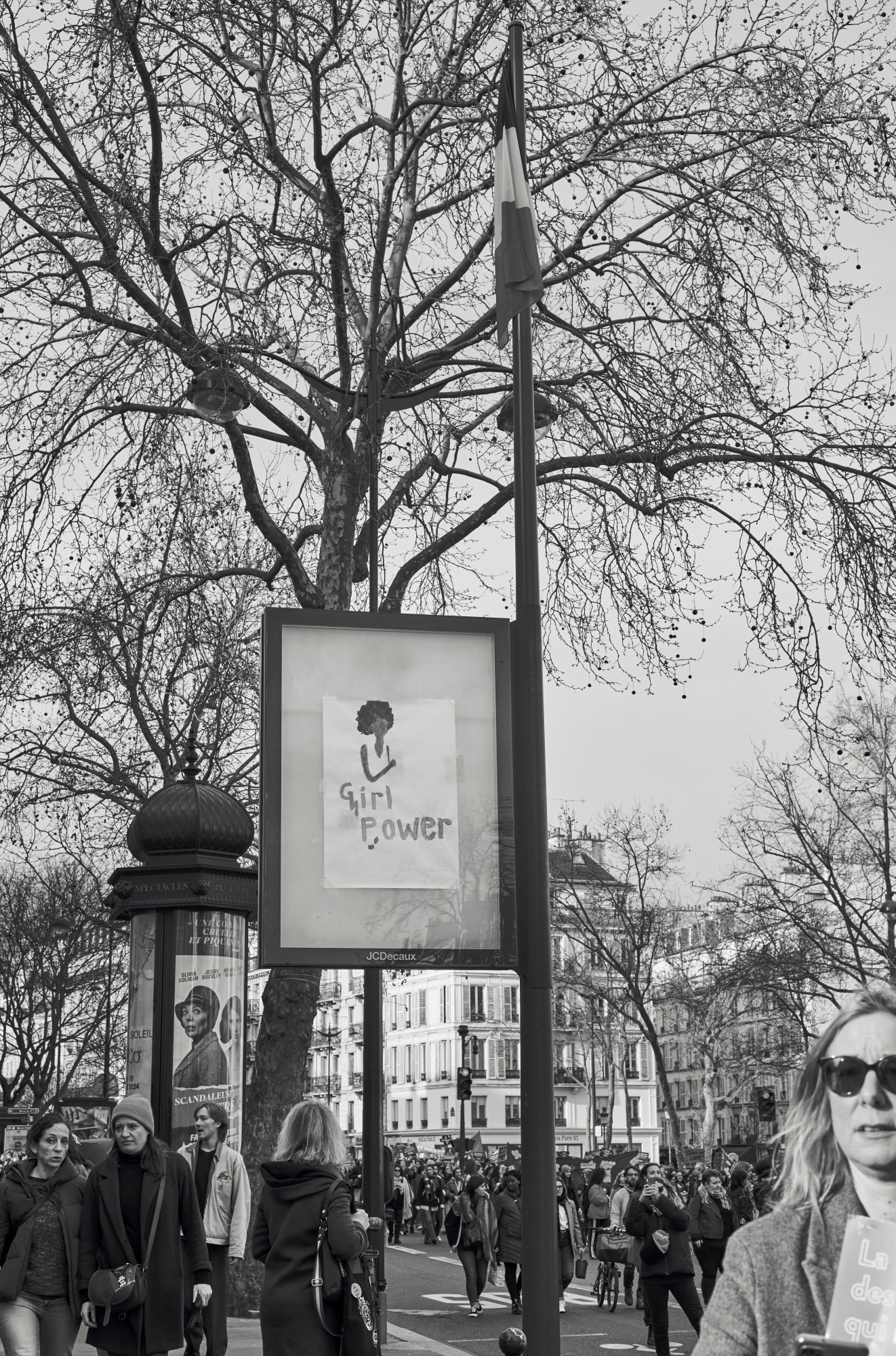 la Journée internationale des droits des femmes à Paris, France.