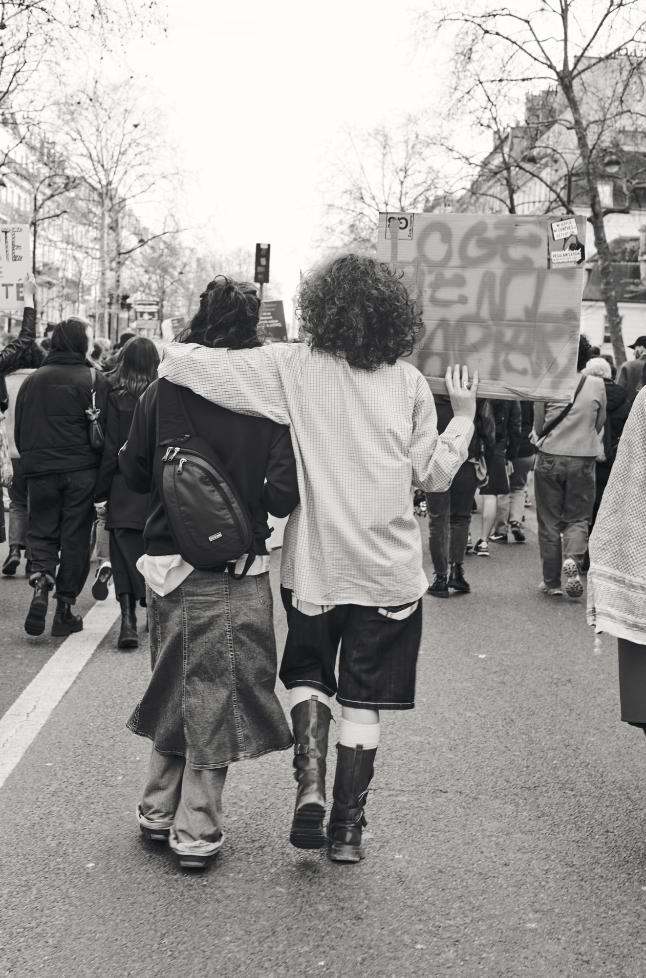 la Journée internationale des droits des femmes à Paris, France.