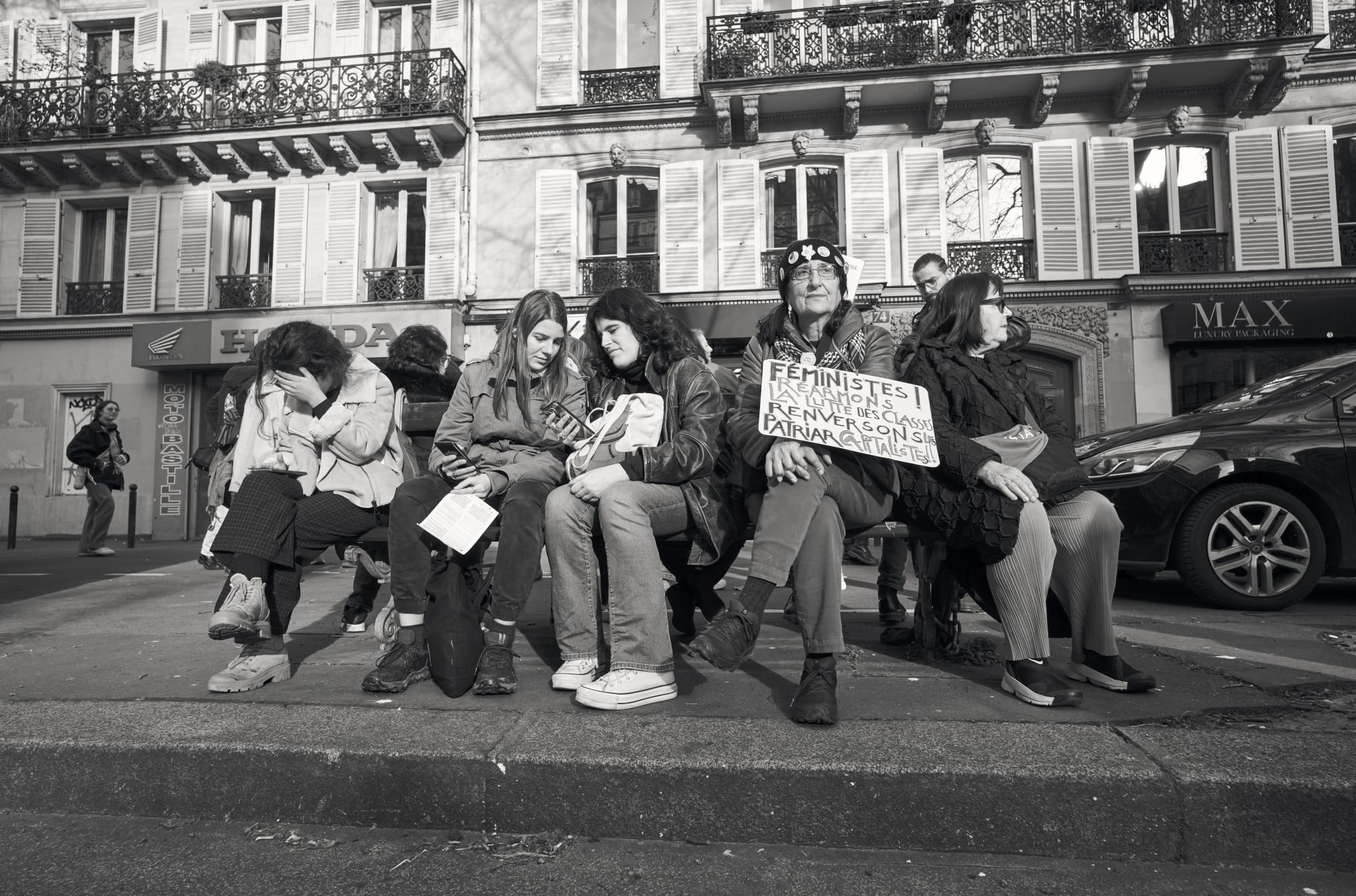 la Journée internationale des droits des femmes à Paris, France.