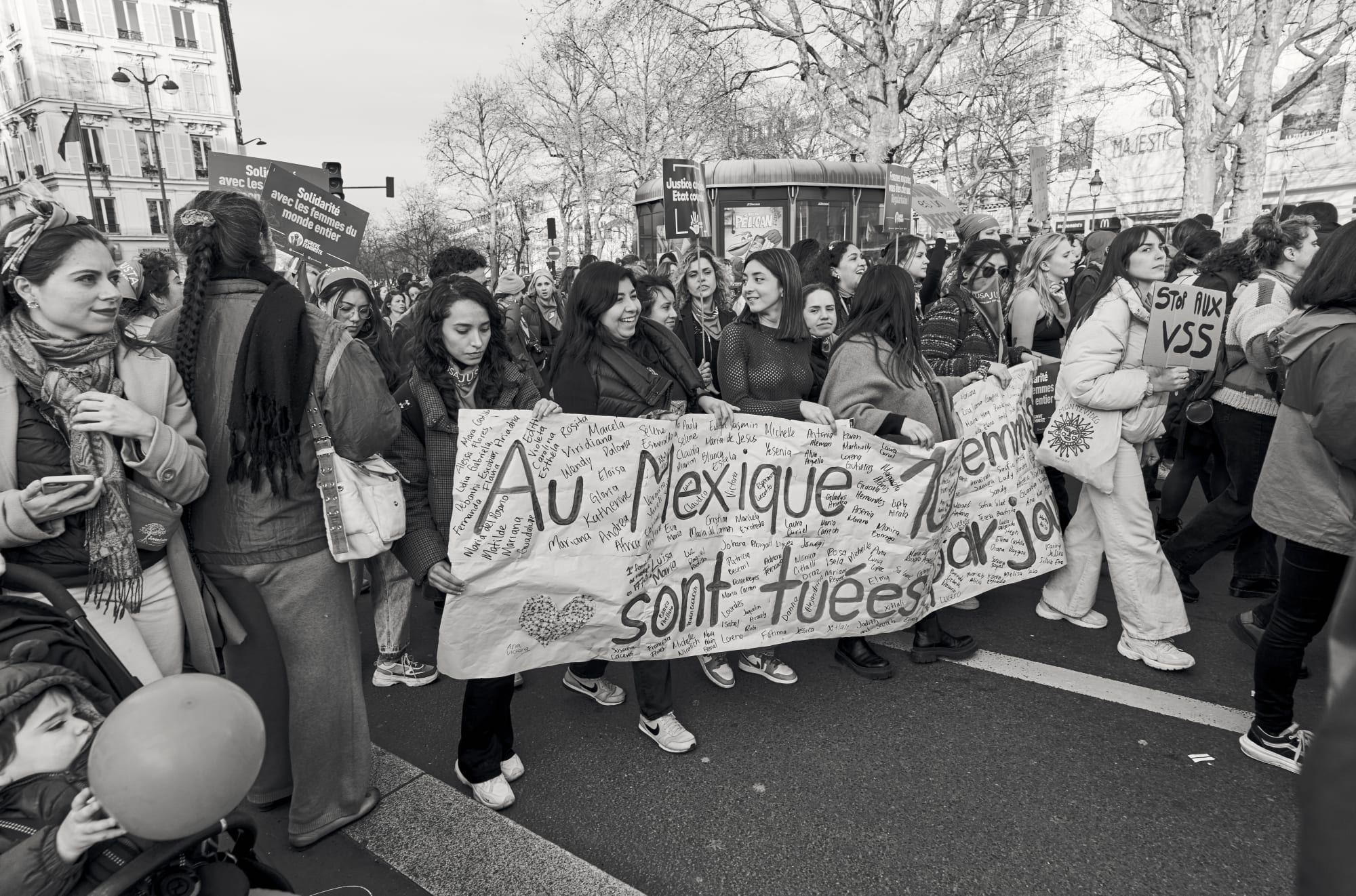 la Journée internationale des droits des femmes à Paris, France.