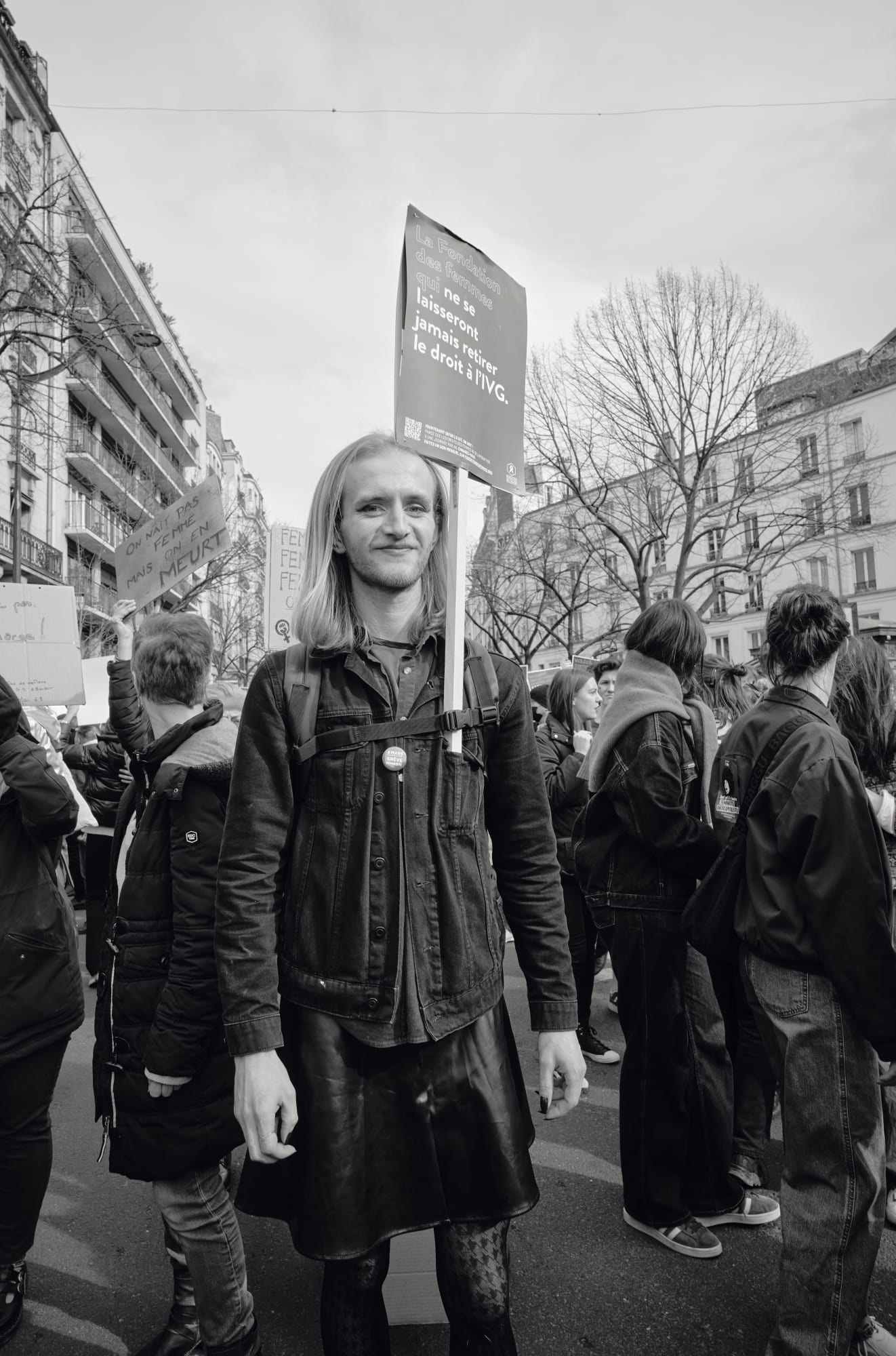 la Journée internationale des droits des femmes à Paris, France.