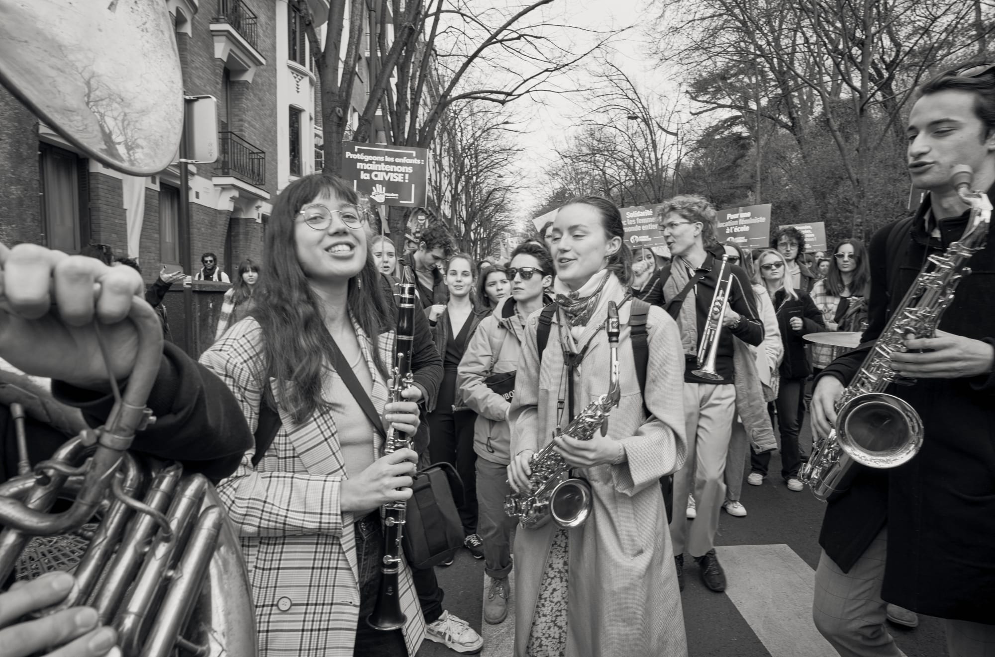 la Journée internationale des droits des femmes à Paris, France.