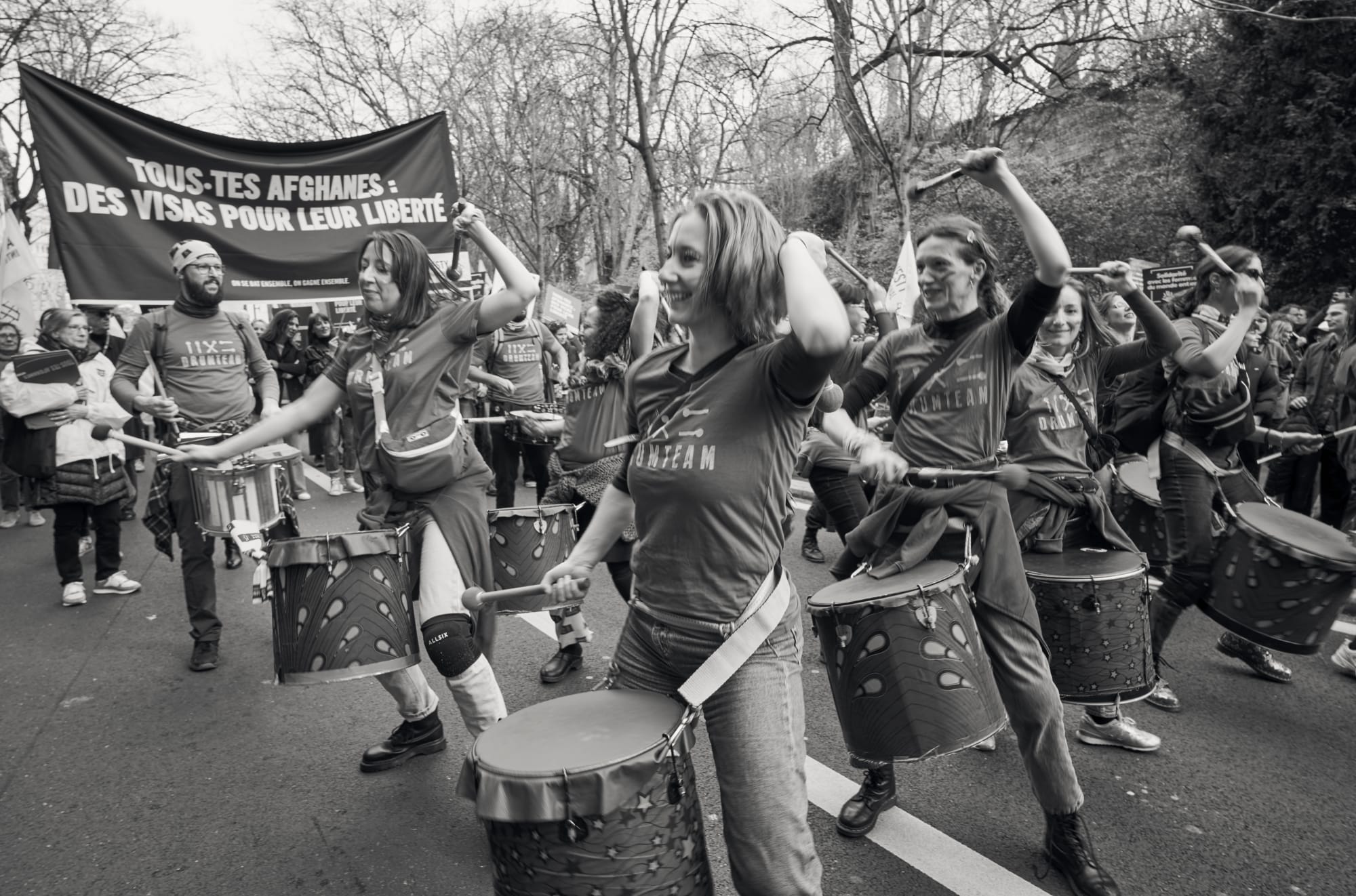 la Journée internationale des droits des femmes à Paris, France.