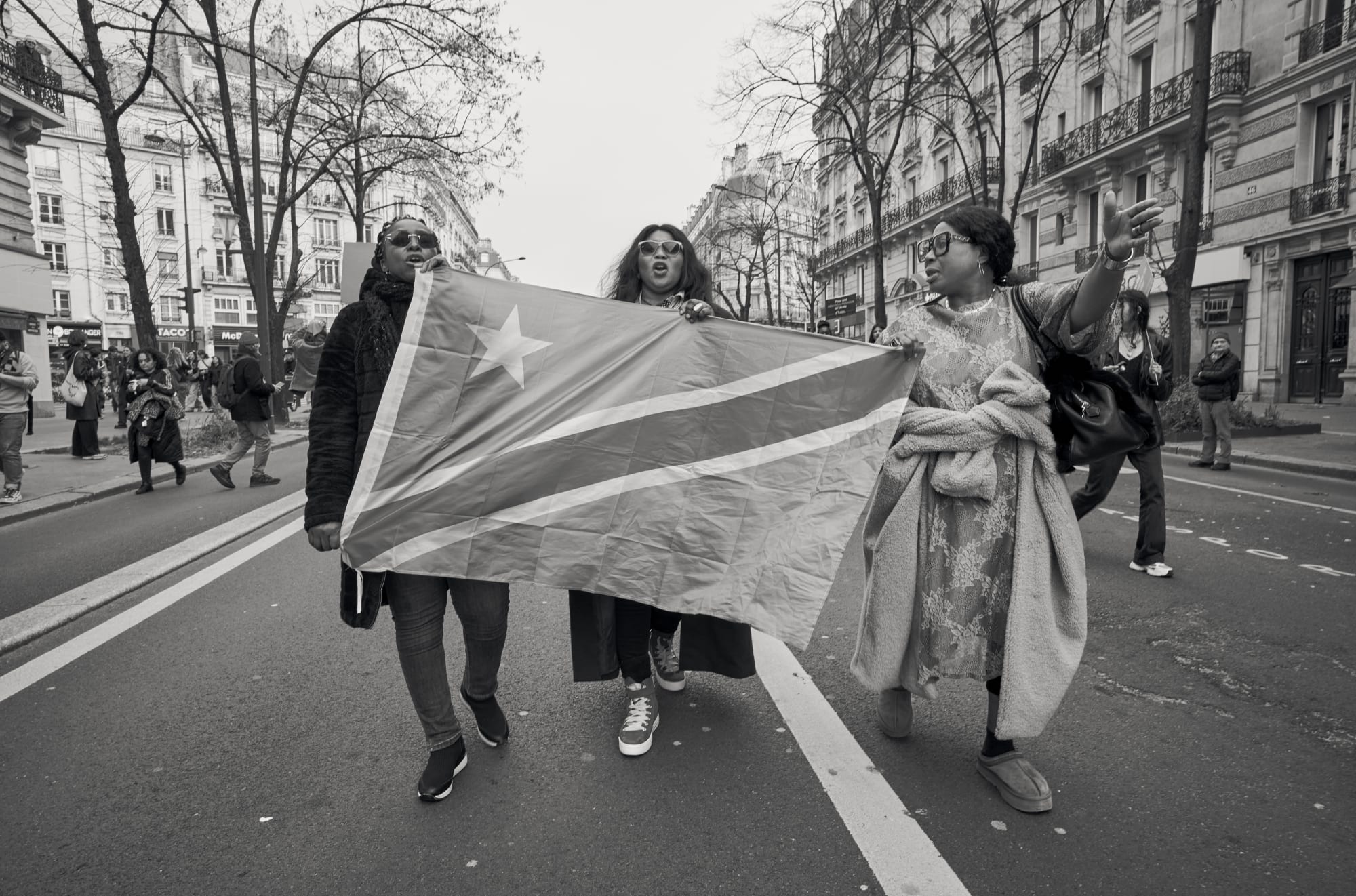 la Journée internationale des droits des femmes à Paris, France.