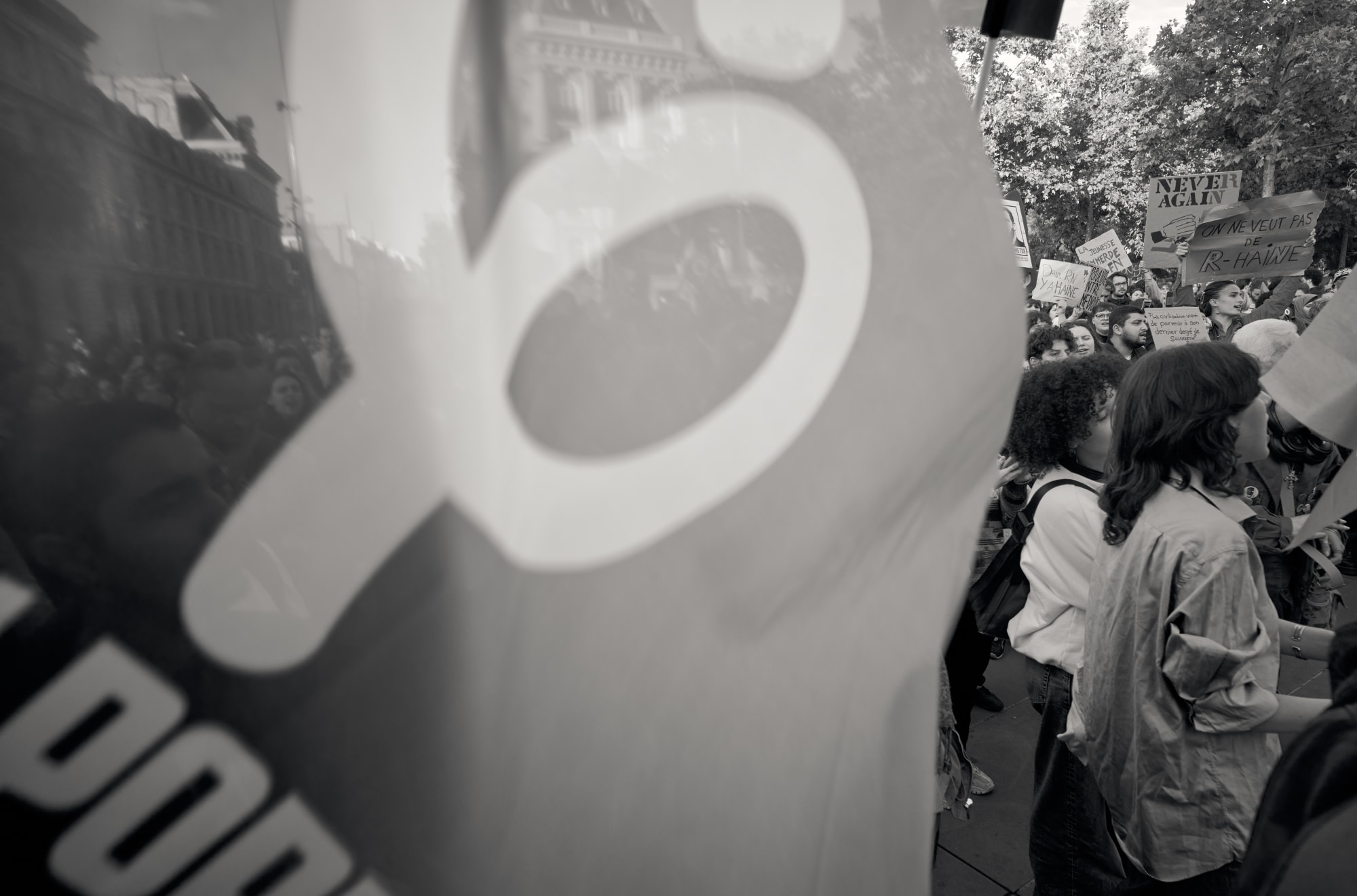 Rassemblements contre l'extrême droite Paris, 12 juin 2024