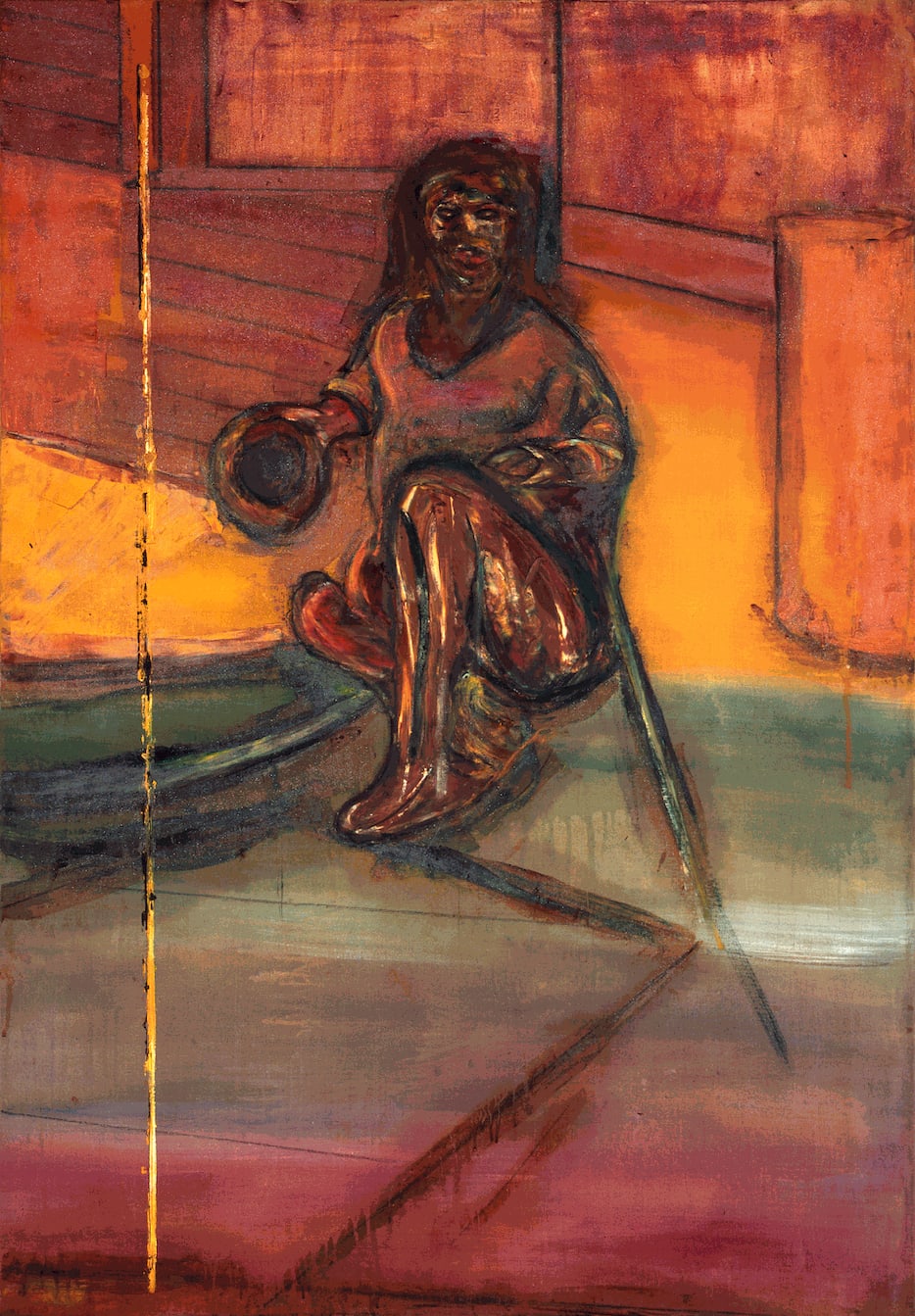 Beggar, 1963 Oil on canvas 147.5 x 102 cm 58 1/8 x 40 1/8 in