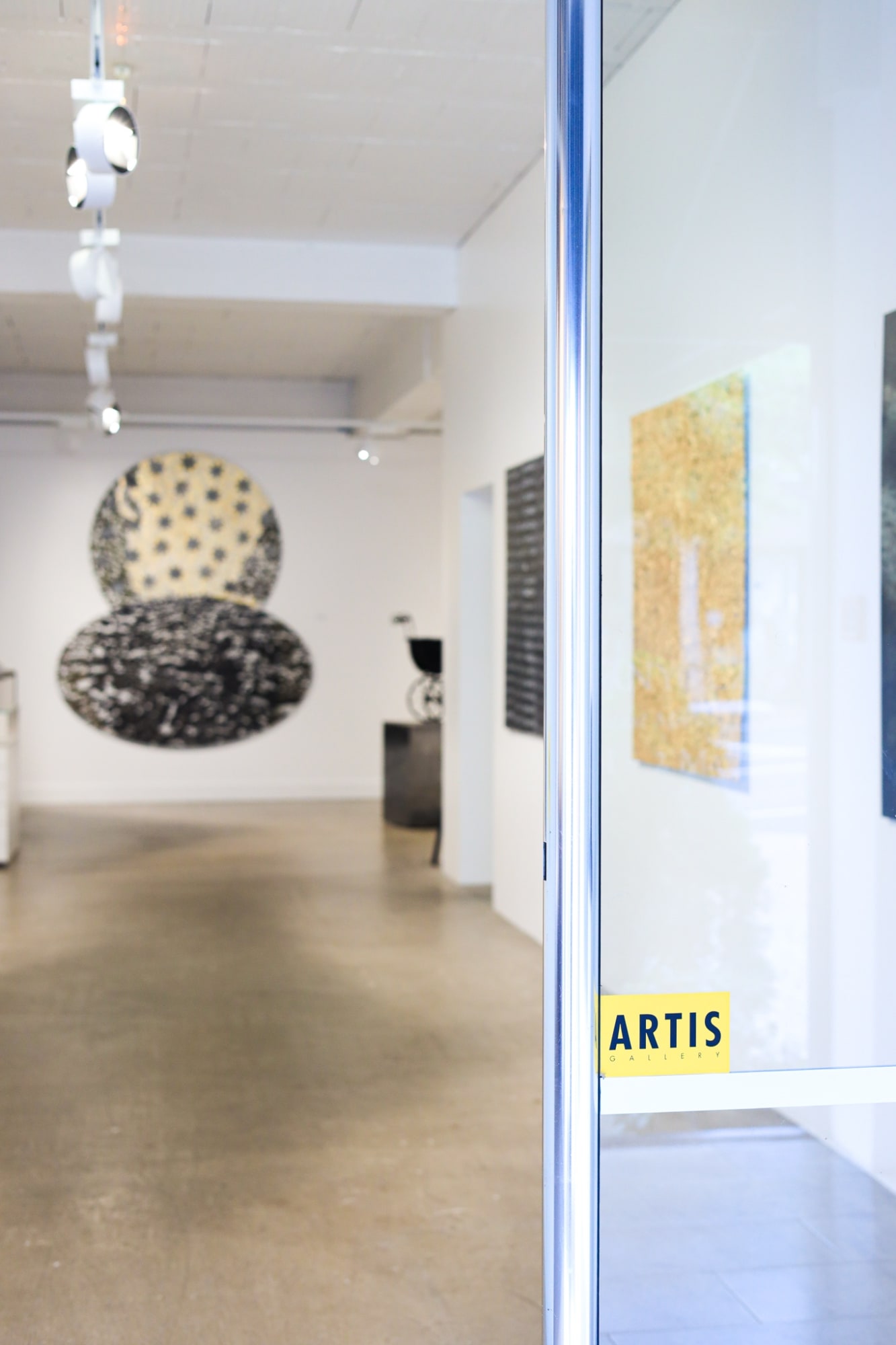 Exhibition installation by multimedia artist Peter Panyoczki