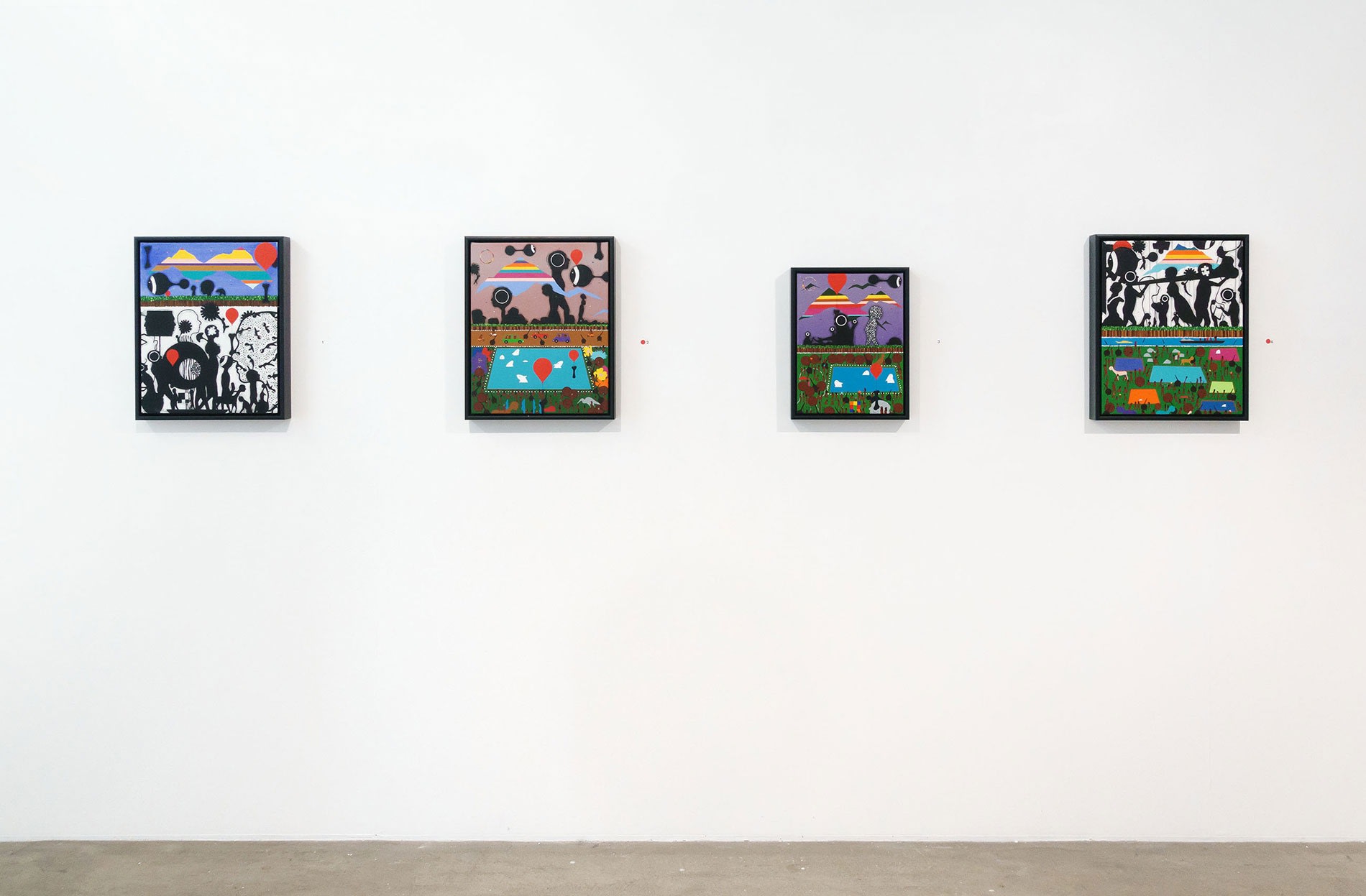 Andy Leleisi'uao 2021 exhibition titled 'Uncanny Catharsis of Unrequited Bones'