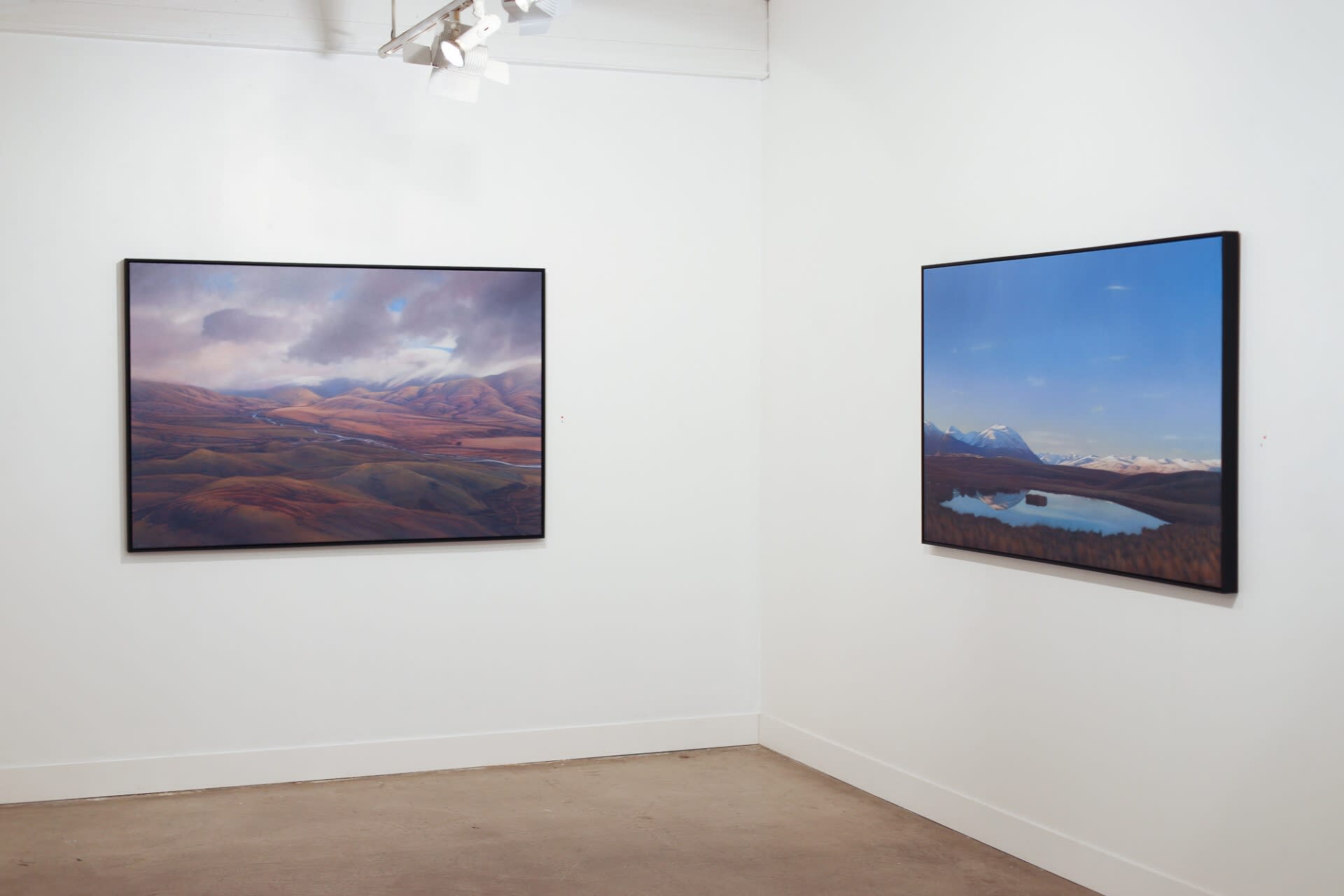 Bruce Hunt exhibition installation