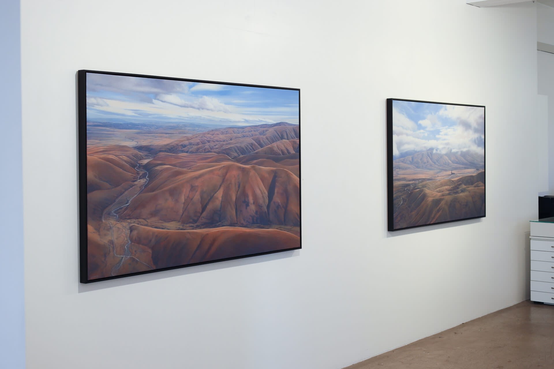 Bruce Hunt exhibition installation