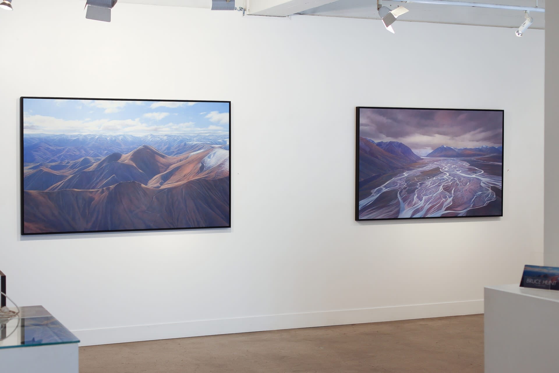 Bruce Hunt exhibition installation